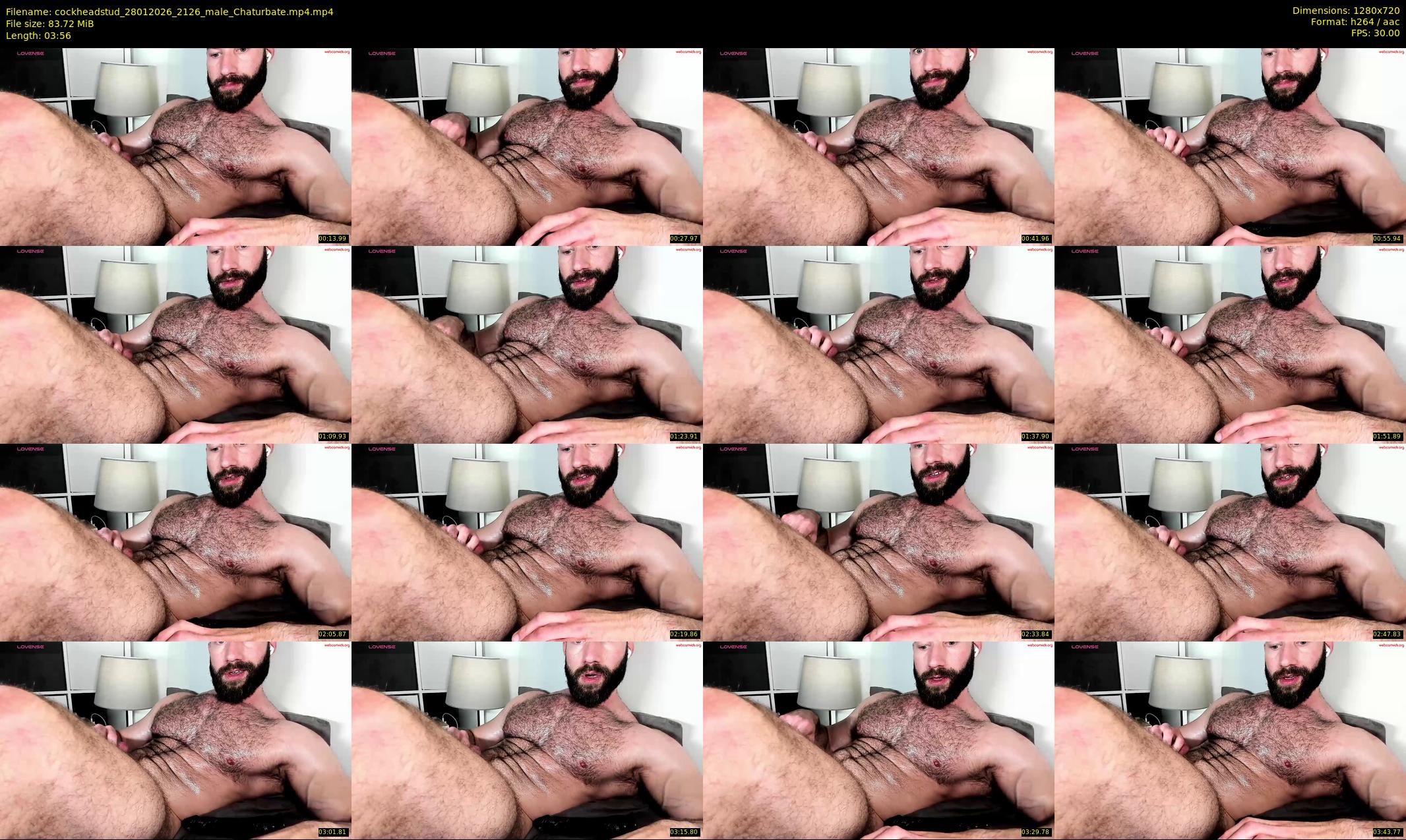 cockheadstud — 4 minute Chaturbate male cam show recording, 720p, Jan 28, 2026