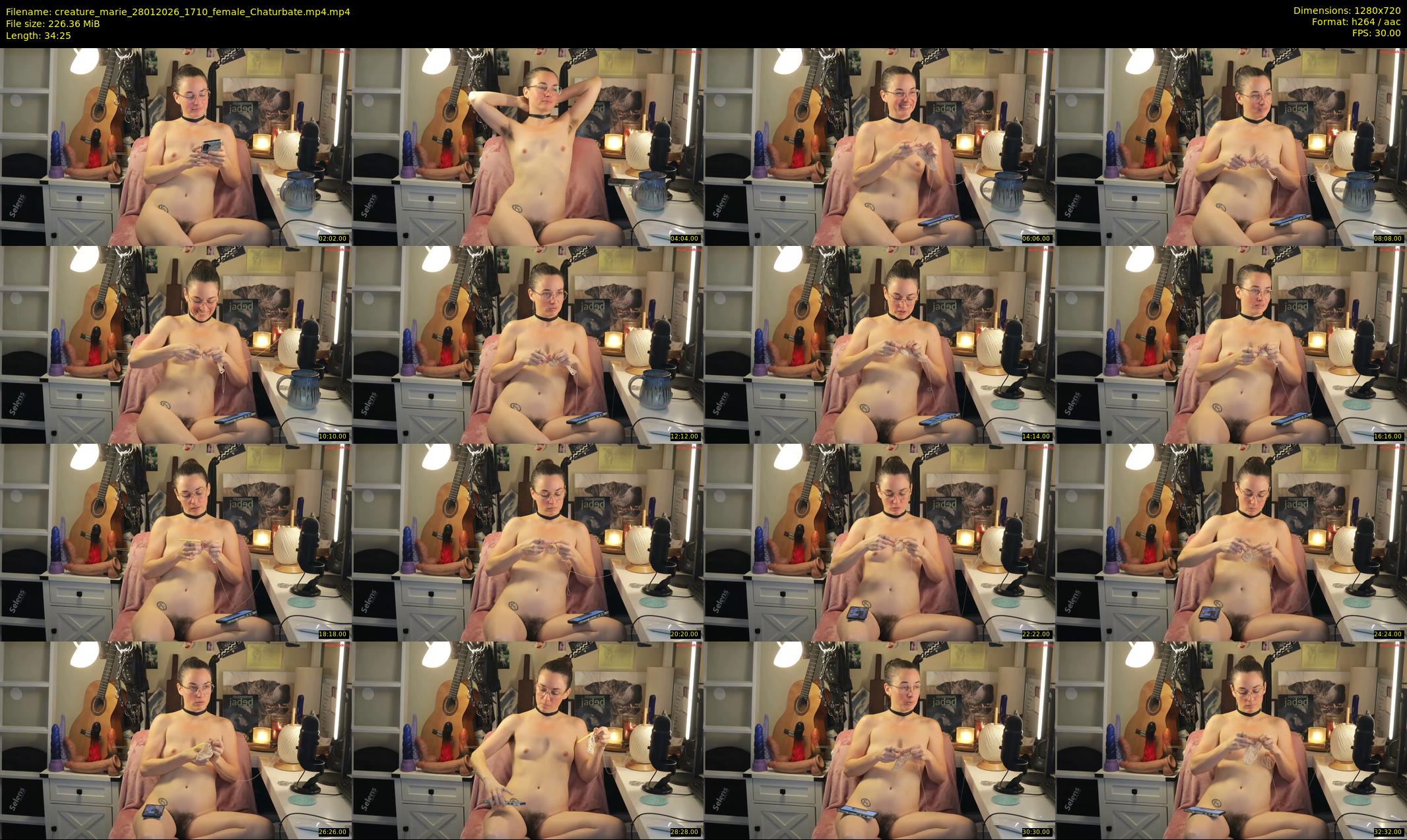 creature_marie — 35 minute Chaturbate female cam show recording, 720p, Jan 28, 2026