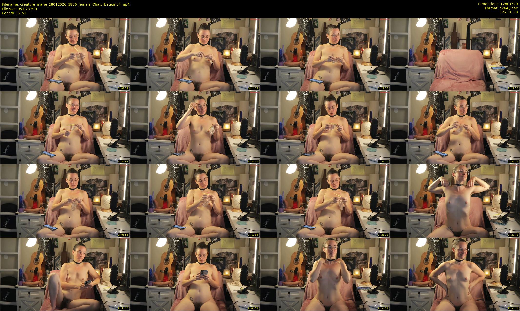 creature_marie — 53 minute Chaturbate female cam show recording, 720p, Jan 28, 2026