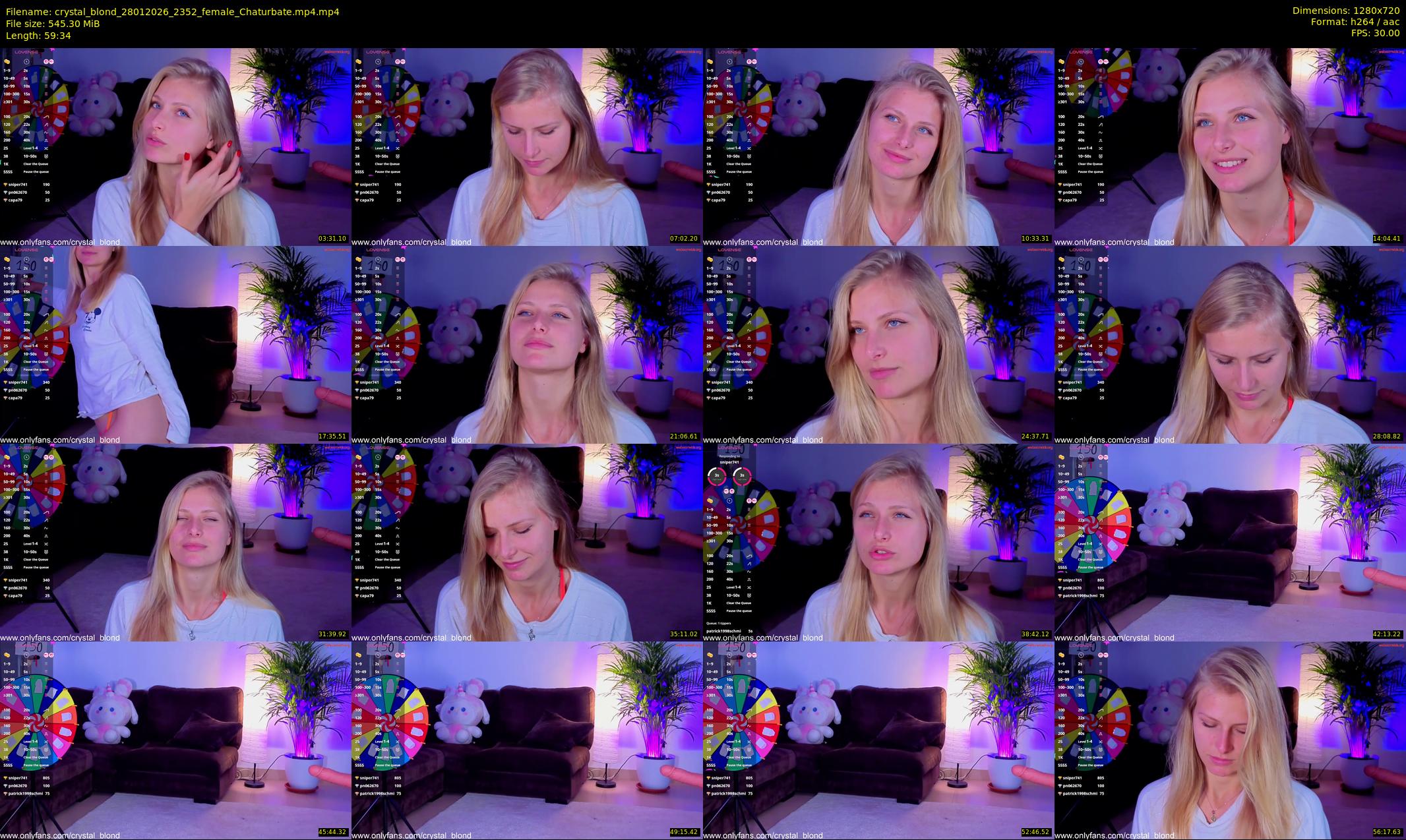 crystal_blond — 60 minute Chaturbate female cam show recording, 720p, Jan 28, 2026