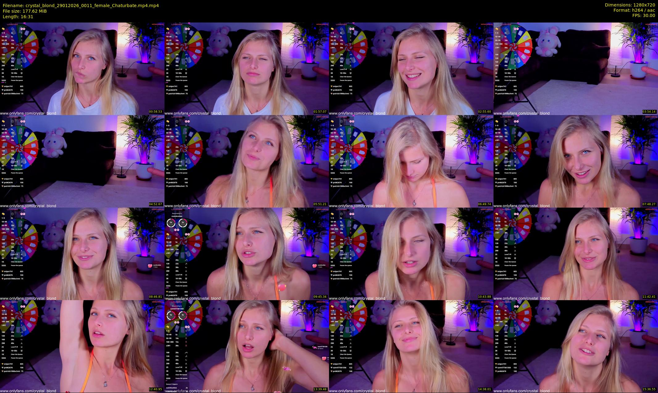 crystal_blond — 17 minute Chaturbate female cam show recording, 720p, Jan 29, 2026
