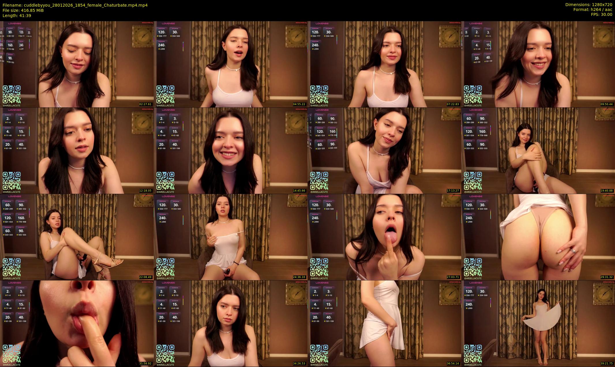cuddlebyyou — 42 minute Chaturbate female cam show recording, 720p, Jan 28, 2026