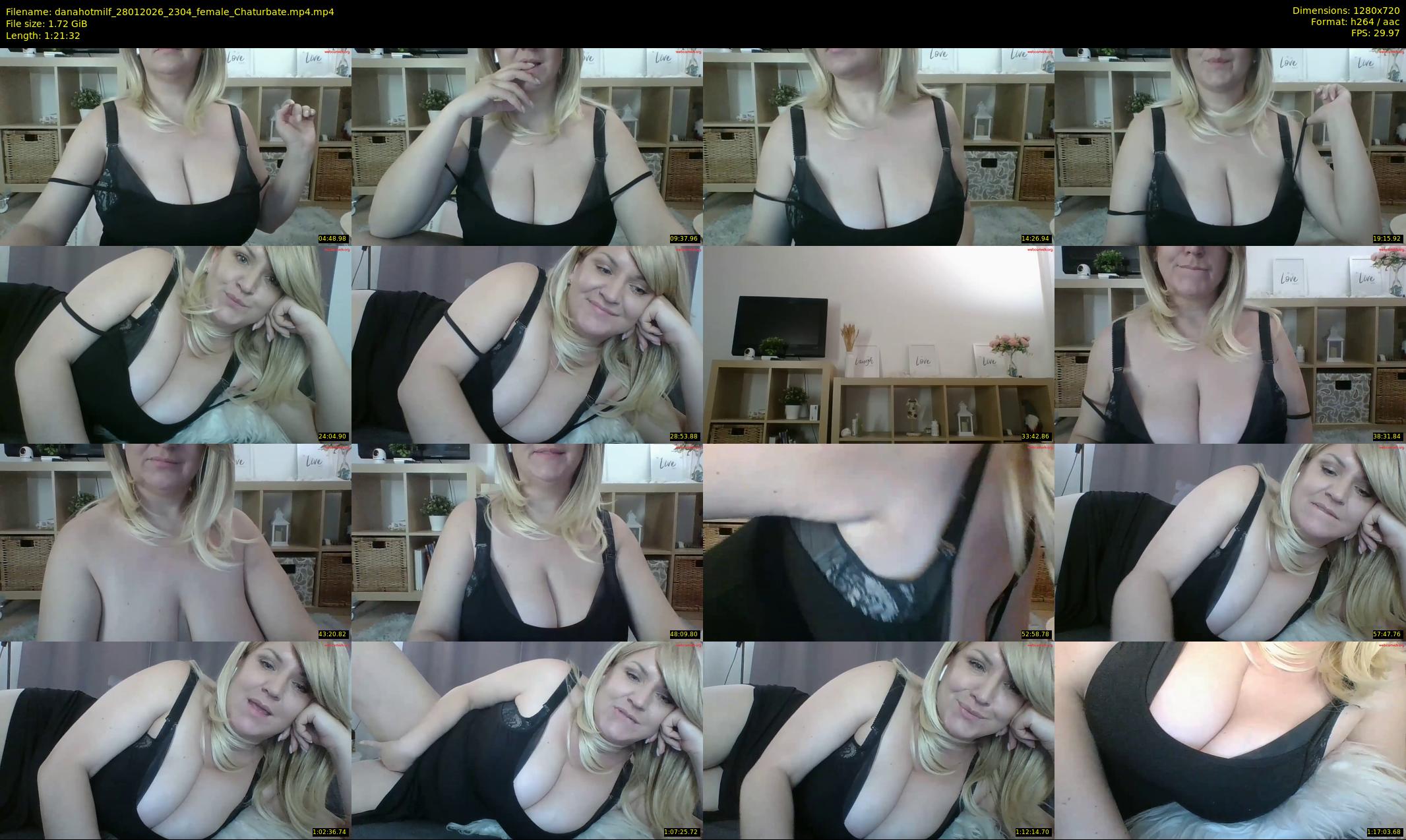 danahotmilf — 82 minute Chaturbate female cam show recording, 720p, Jan 28, 2026