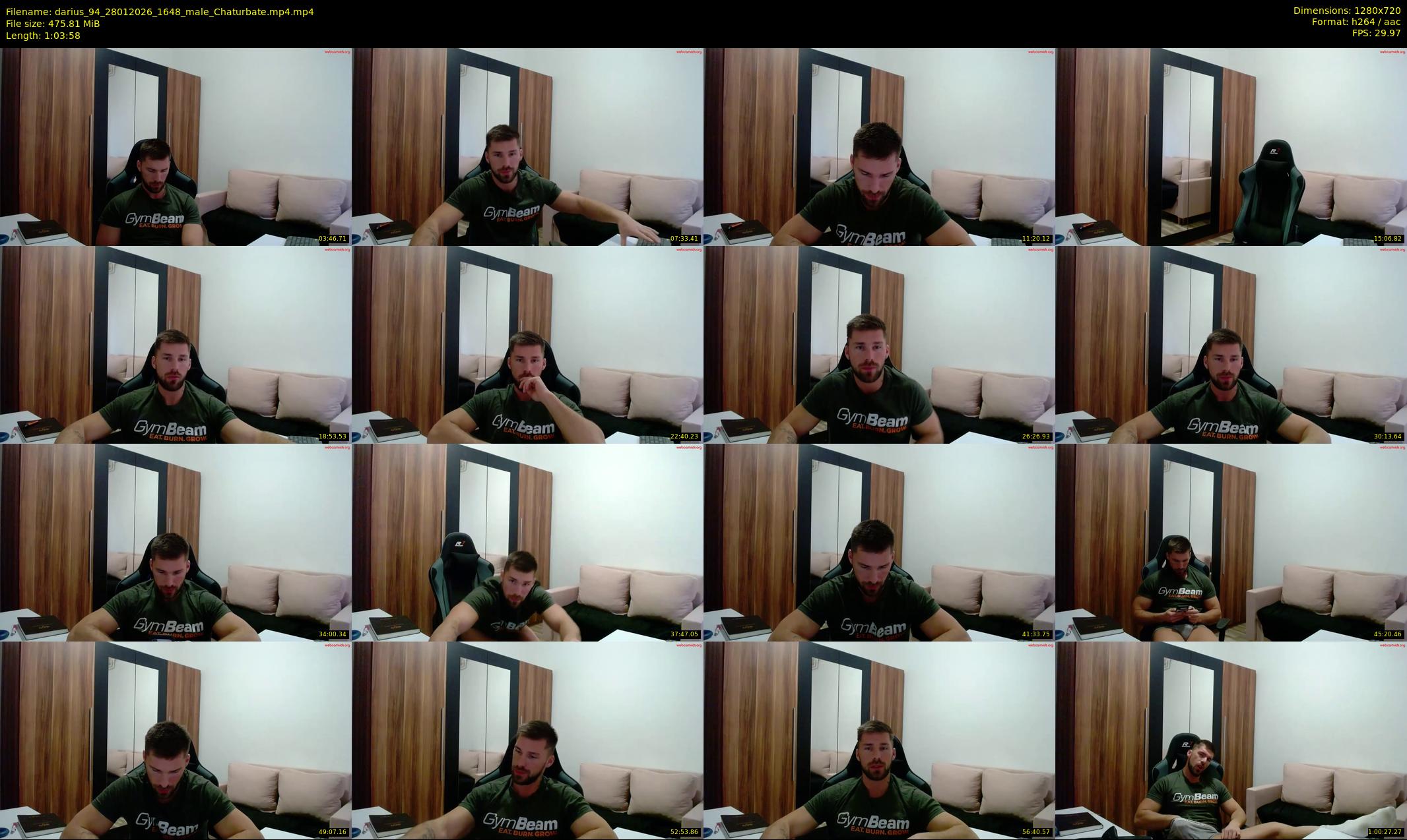 darius_94 — 64 minute Chaturbate male cam show recording, 720p, Jan 28, 2026