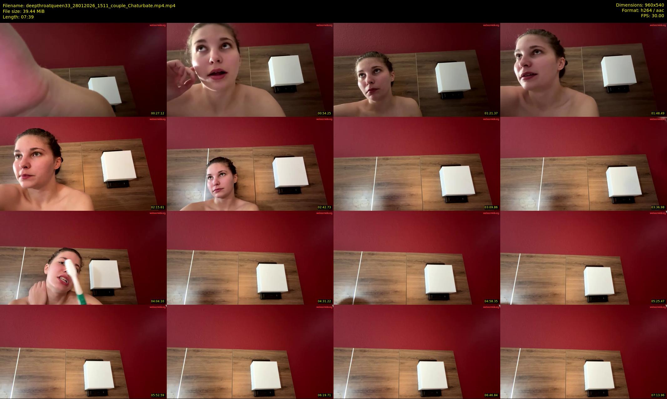 deepthroatqueen33 — 8 minute Chaturbate female cam show recording, 480p, Jan 28, 2026