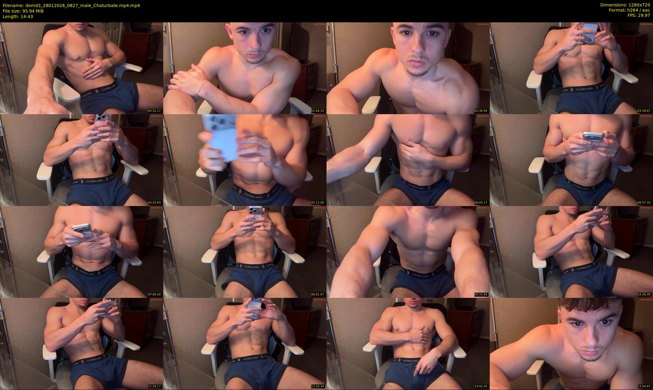 domd3 — 15 minute Chaturbate male cam show recording, 720p, Jan 28, 2026