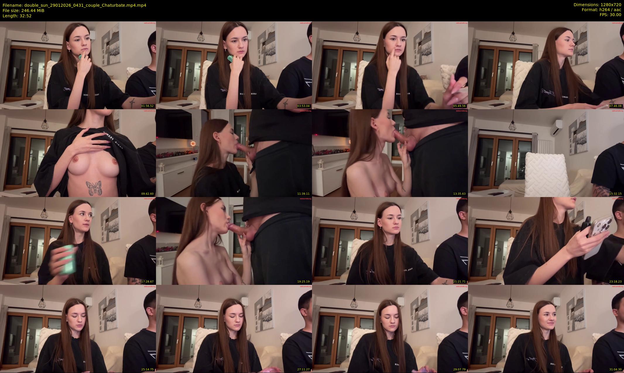 double_sun — 33 minute Chaturbate couple cam show recording, 720p, Jan 29, 2026
