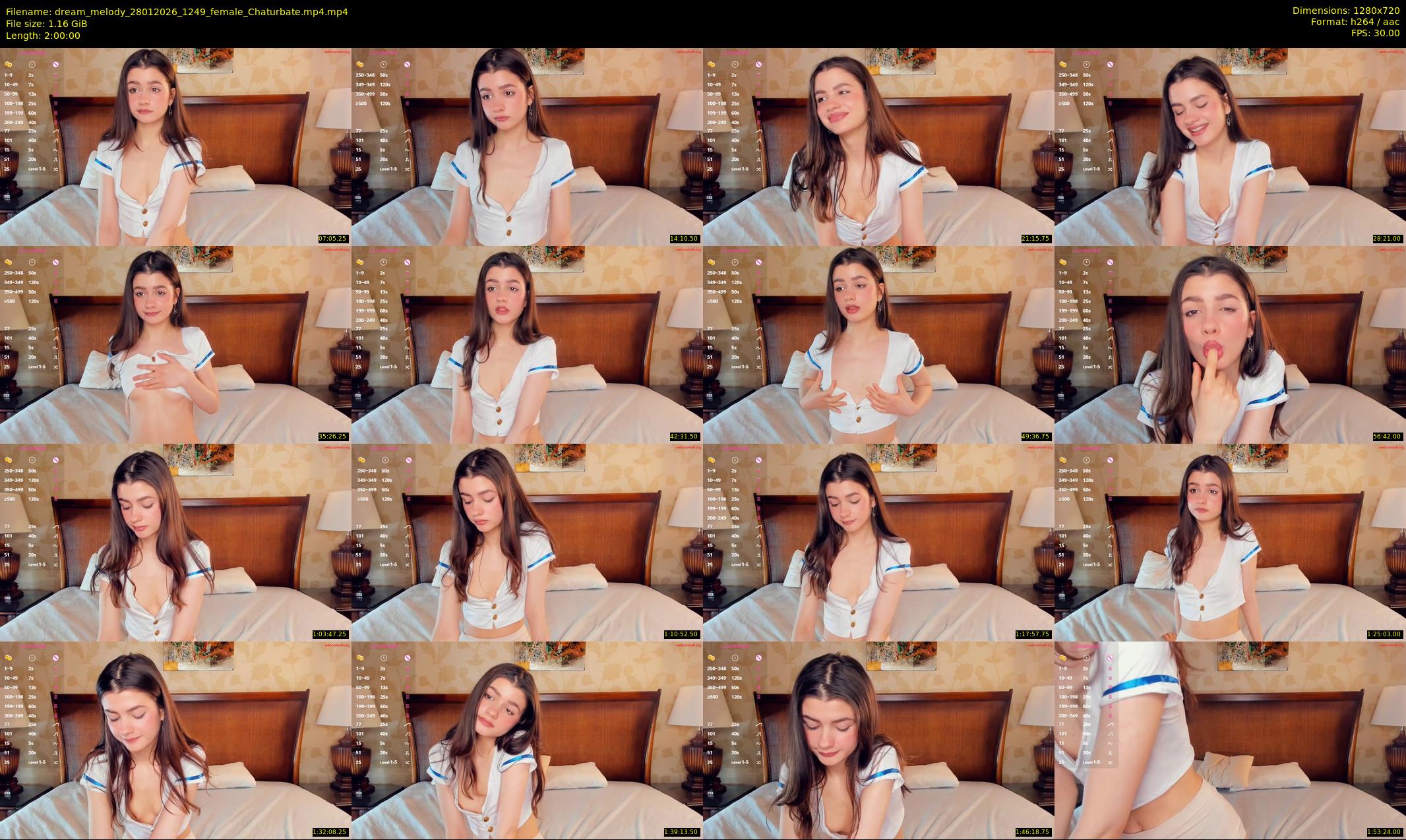 dream_melody — 120 minute Chaturbate female cam show recording, 720p, Jan 28, 2026