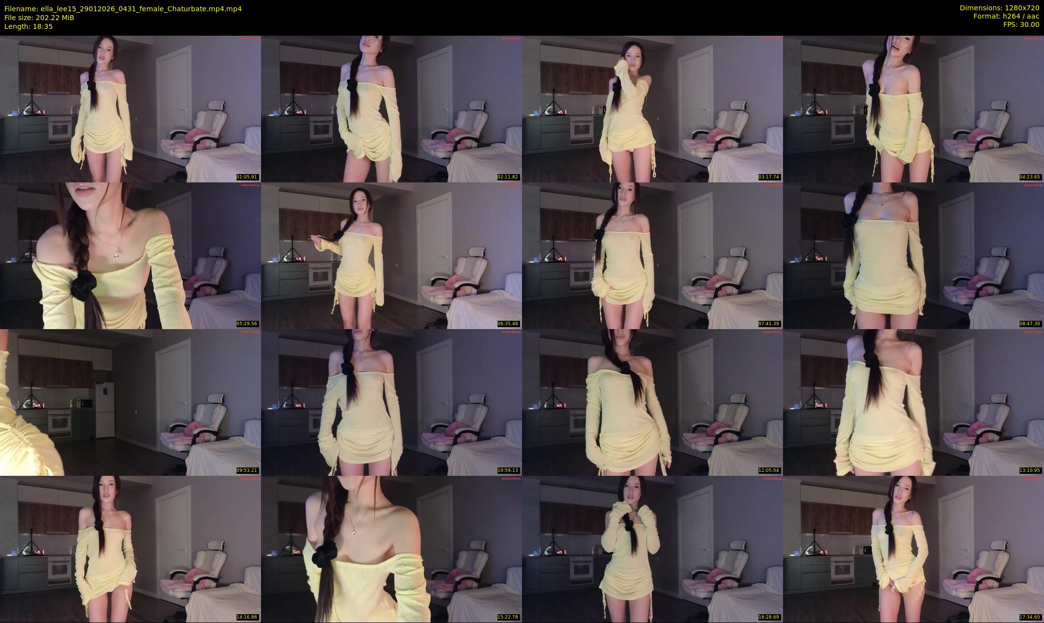 ella_lee15 — 19 minute Chaturbate female cam show recording, 720p, Jan 29, 2026