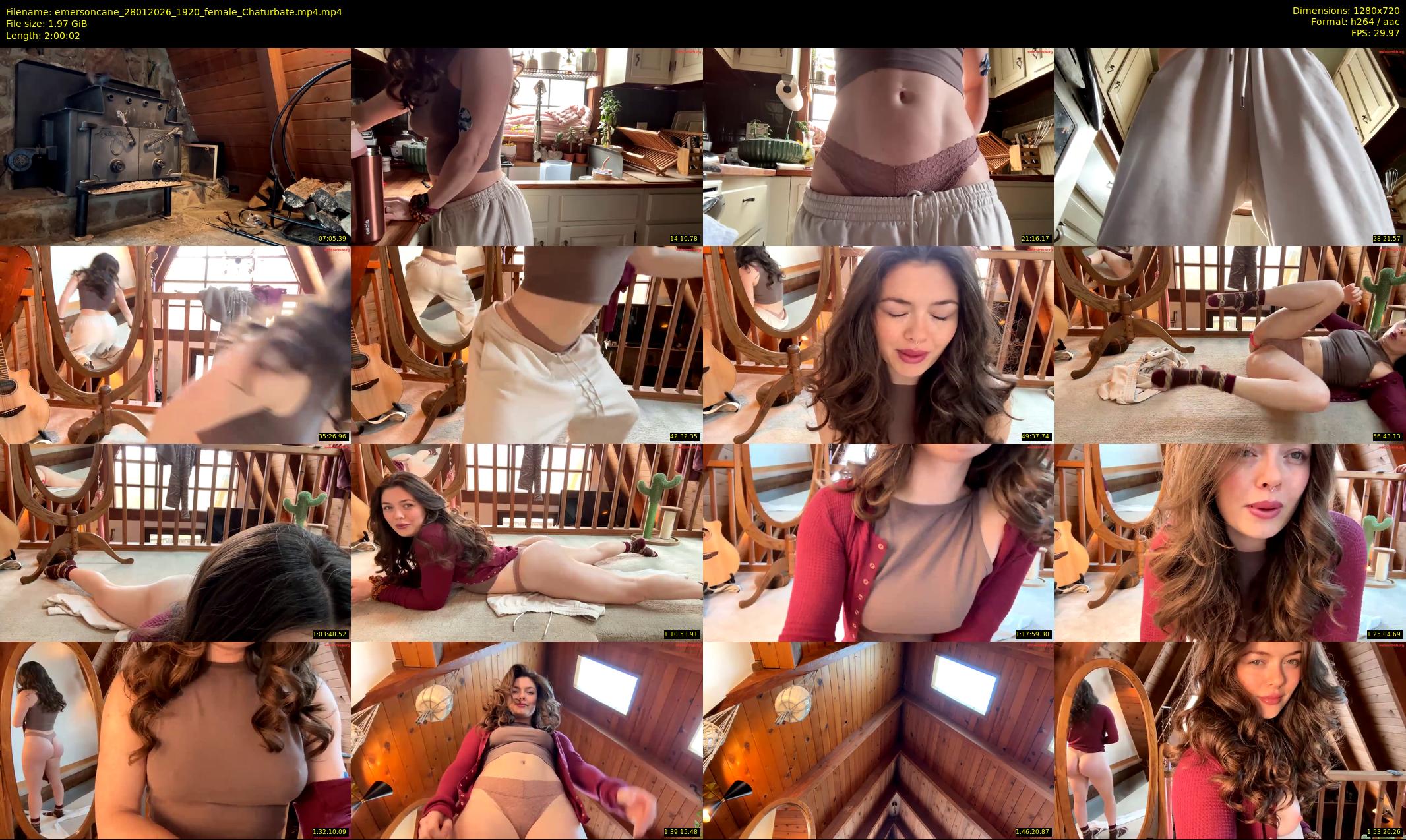 emersoncane — 121 minute Chaturbate female cam show recording, 720p, Jan 28, 2026