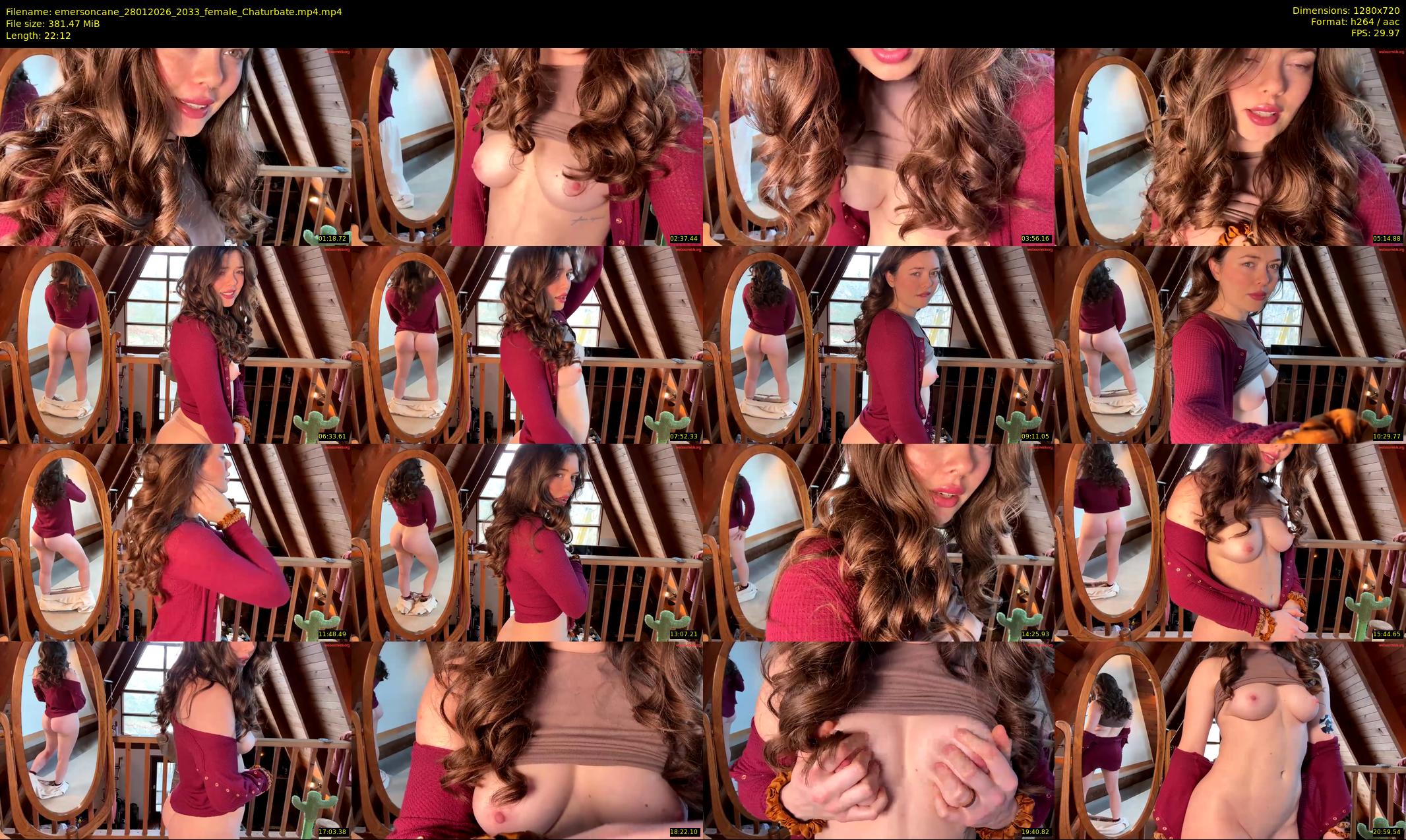 emersoncane — 23 minute Chaturbate female cam show recording, 720p, Jan 28, 2026