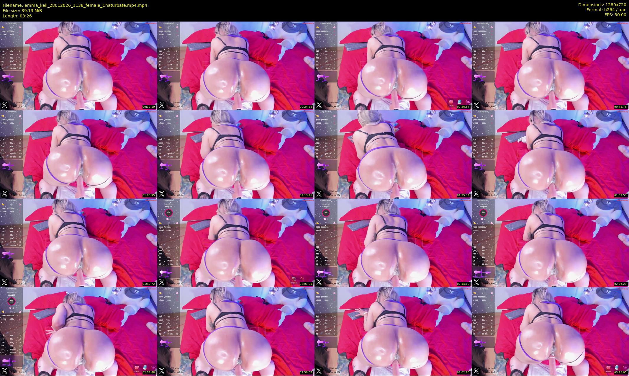 emma_kell — 4 minute Chaturbate female cam show recording, 720p, Jan 28, 2026