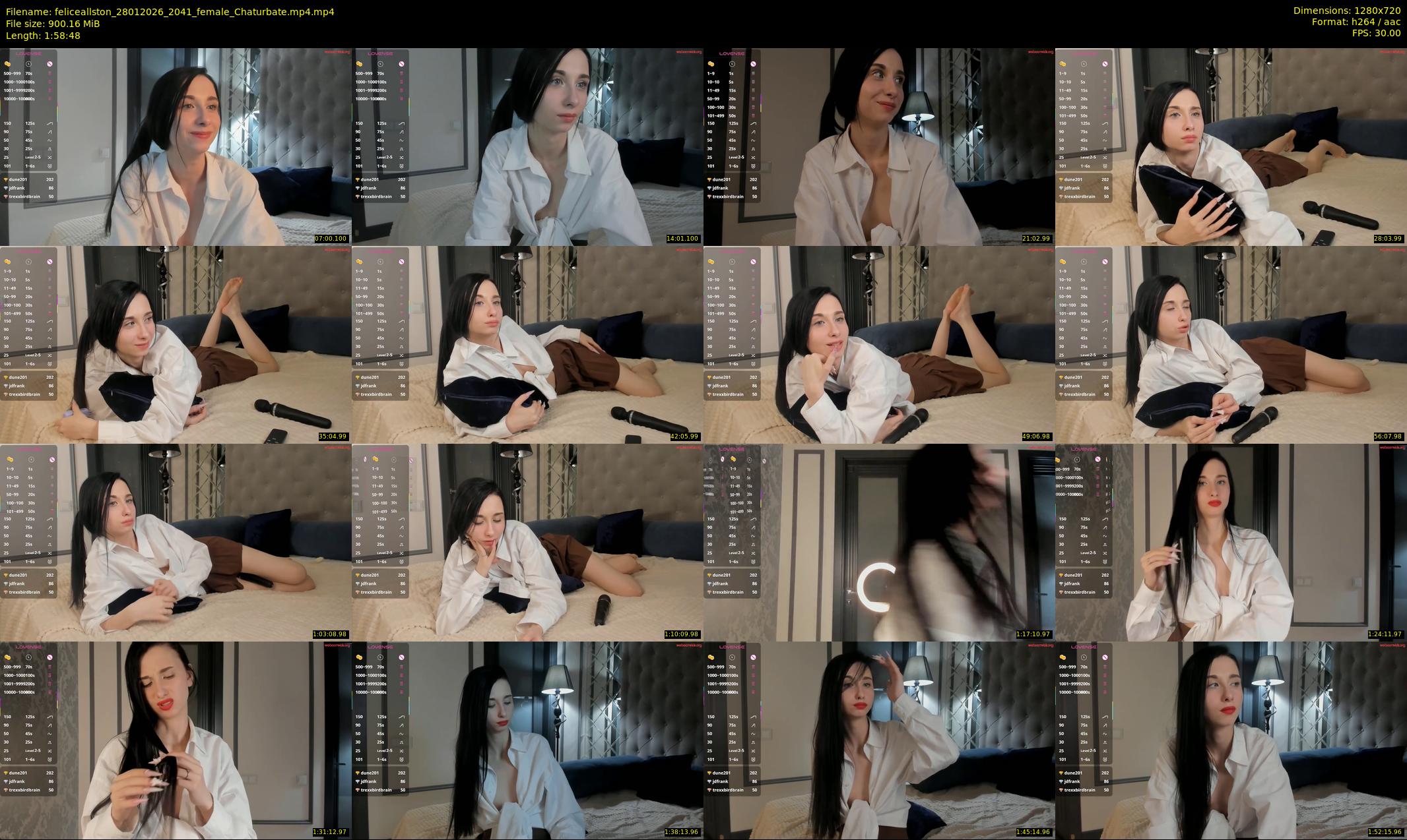 feliceallston — 119 minute Chaturbate female cam show recording, 720p, Jan 28, 2026