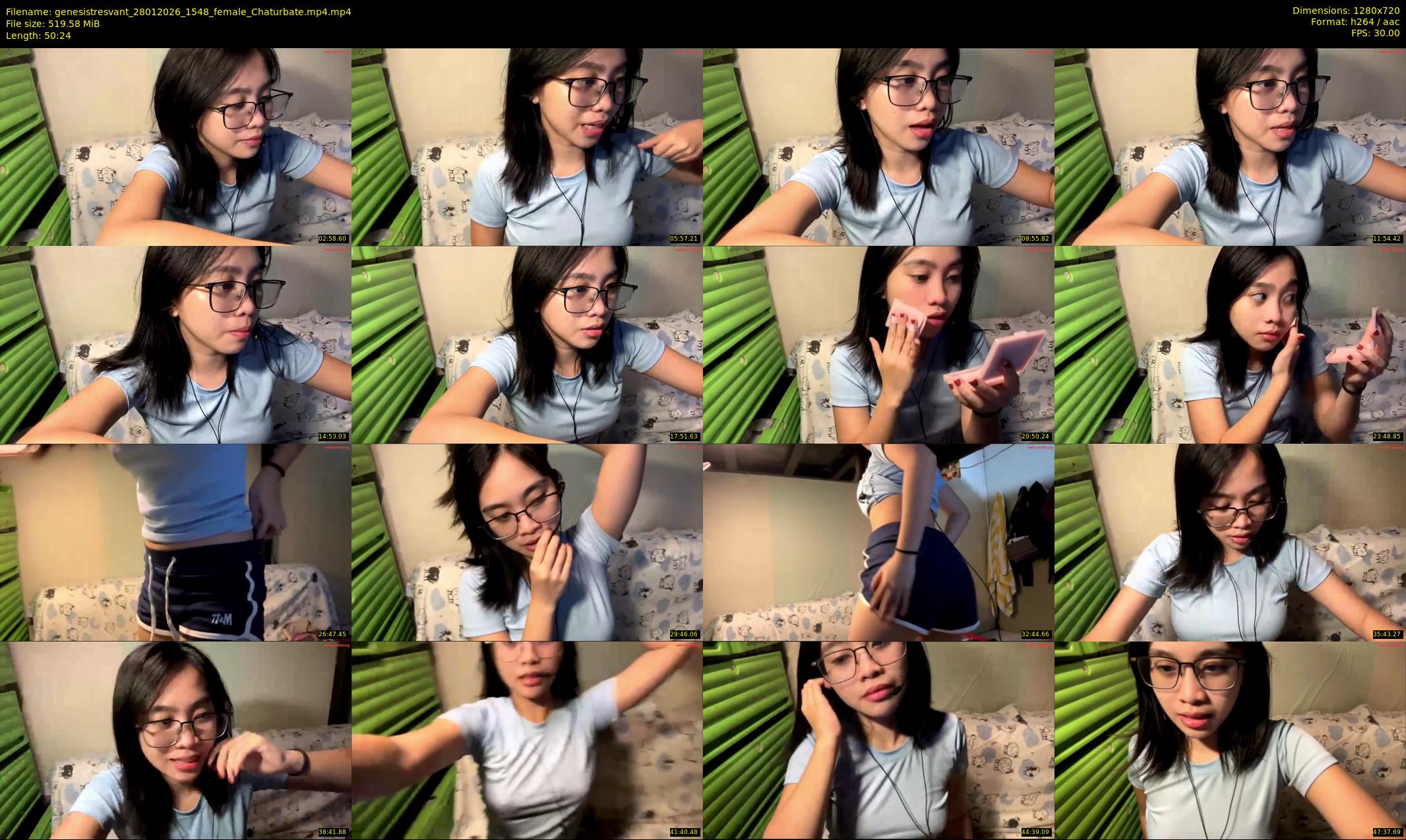 genesistresvant — 51 minute Chaturbate female cam show recording, 720p, Jan 28, 2026