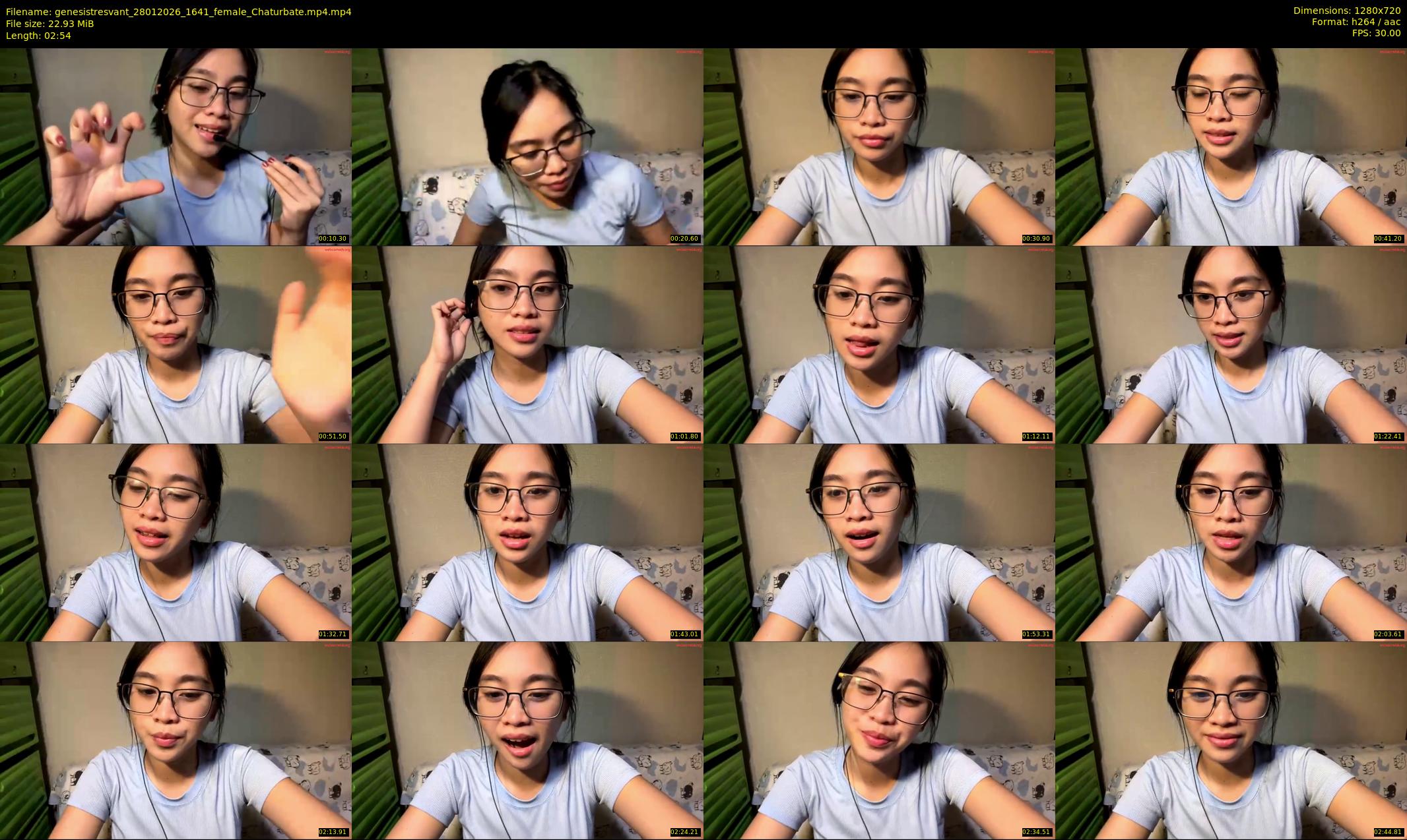 genesistresvant — 3 minute Chaturbate female cam show recording, 720p, Jan 28, 2026