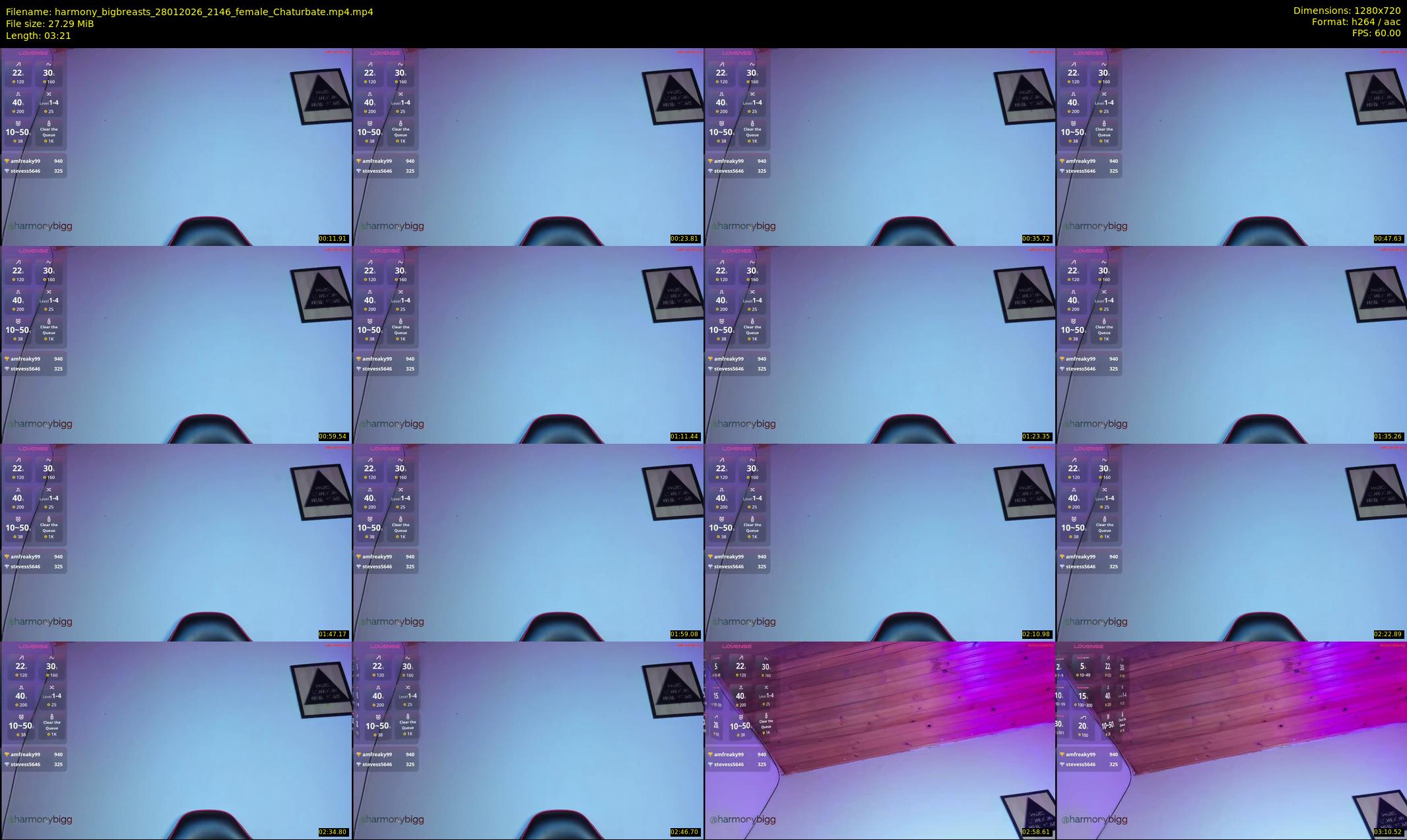 harmony_bigbreasts — 4 minute Chaturbate female cam show recording, 720p, Jan 28, 2026