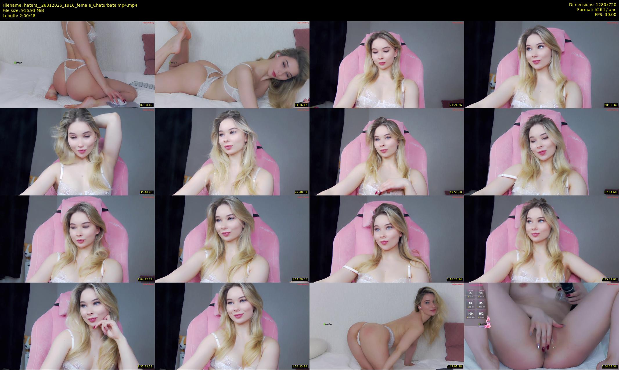 haters_ — 121 minute Chaturbate female cam show recording, 720p, Jan 28, 2026