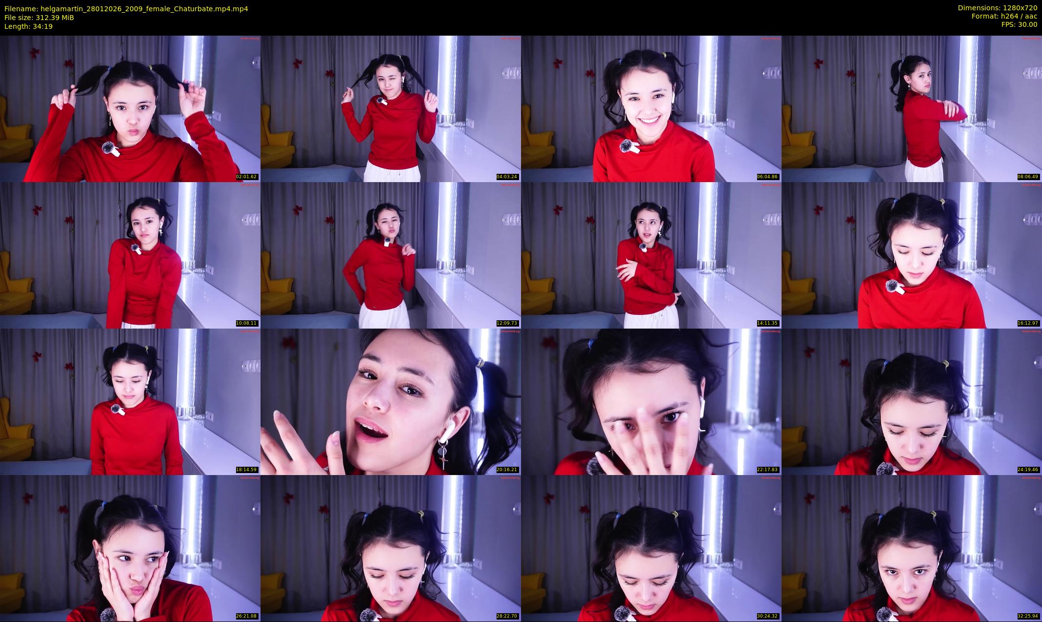helgamartin — 35 minute Chaturbate female cam show recording, 720p, Jan 28, 2026