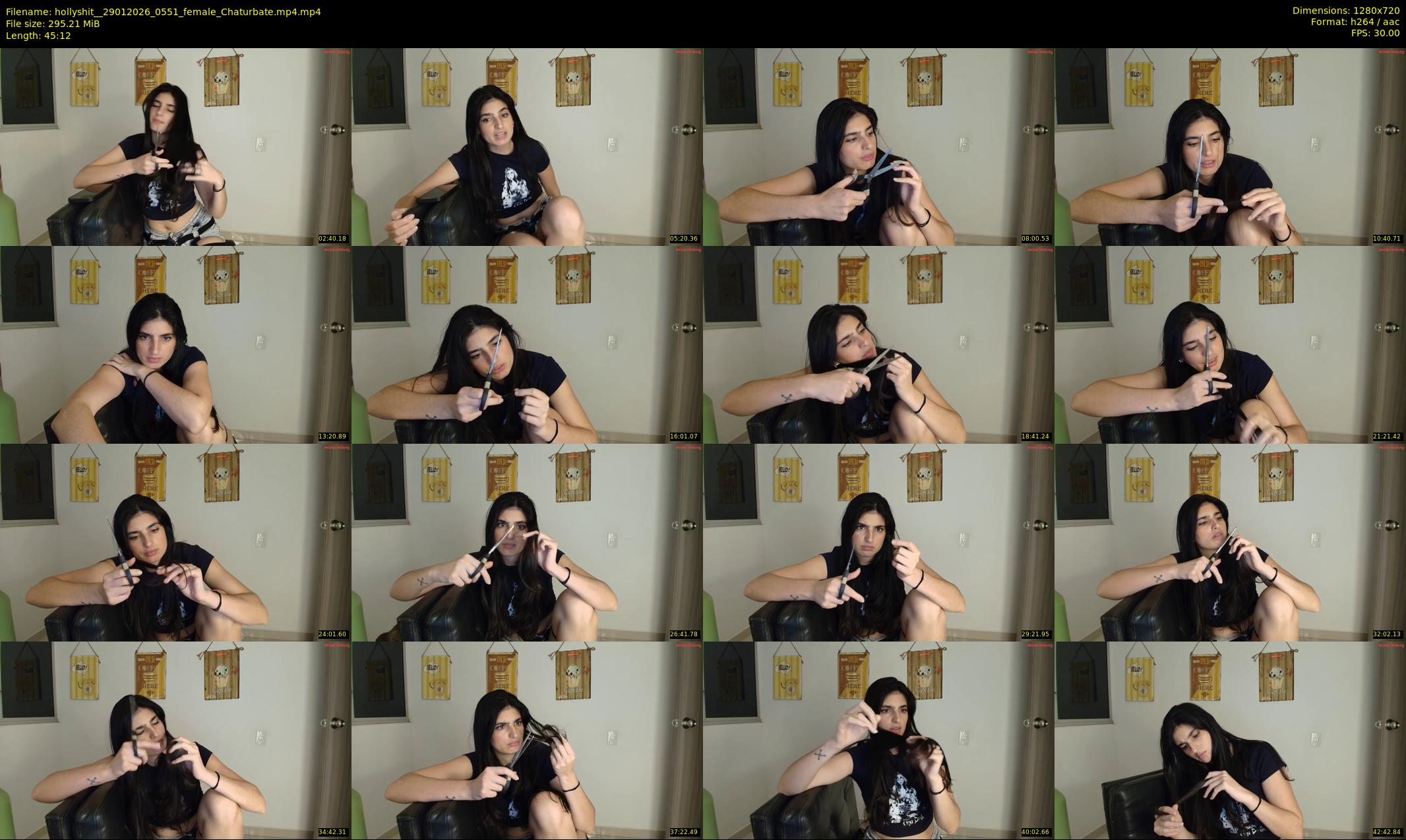 hollyshit_ — 46 minute Chaturbate female cam show recording, 720p, Jan 29, 2026