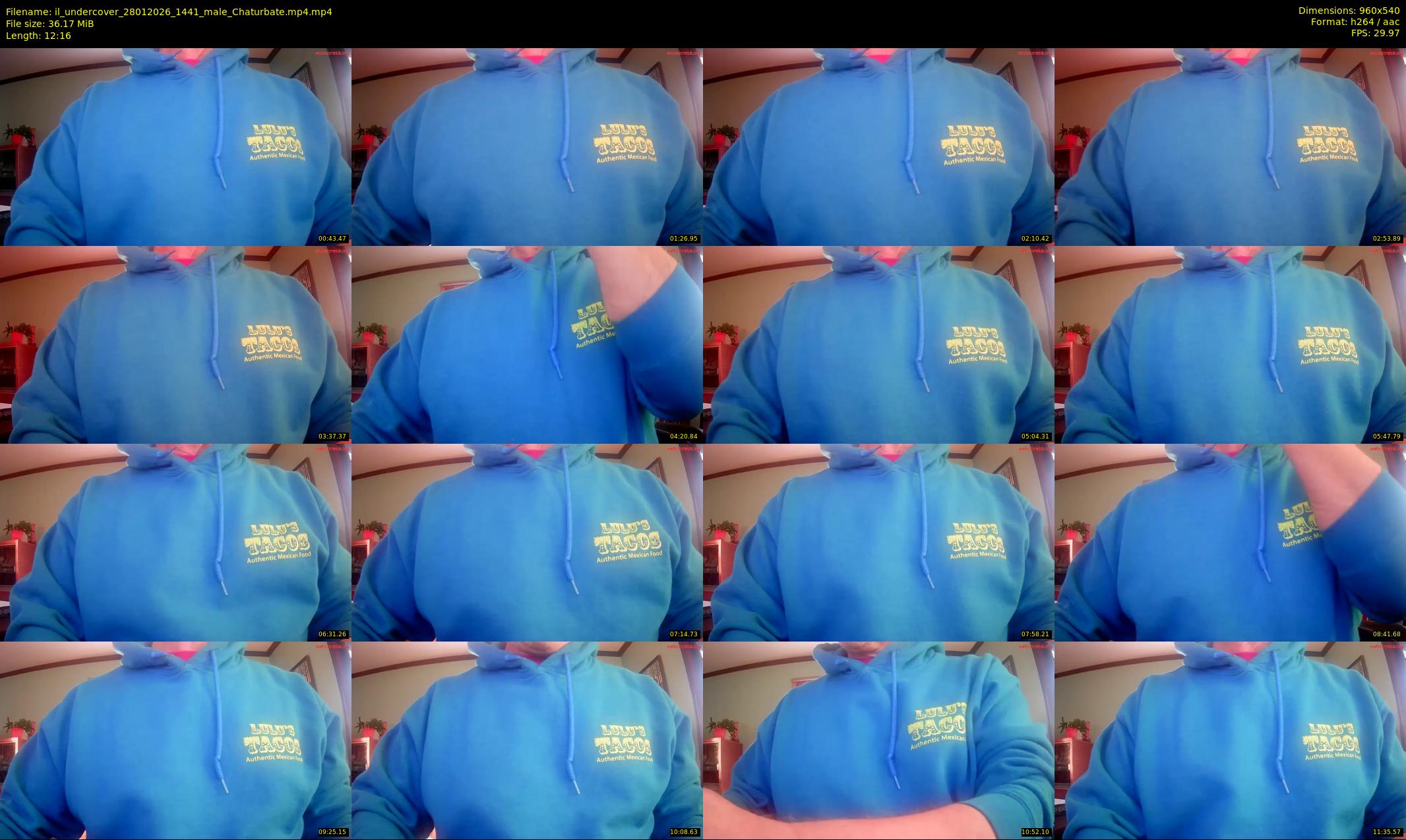 il_undercover — 13 minute Chaturbate male cam show recording, 480p, Jan 28, 2026