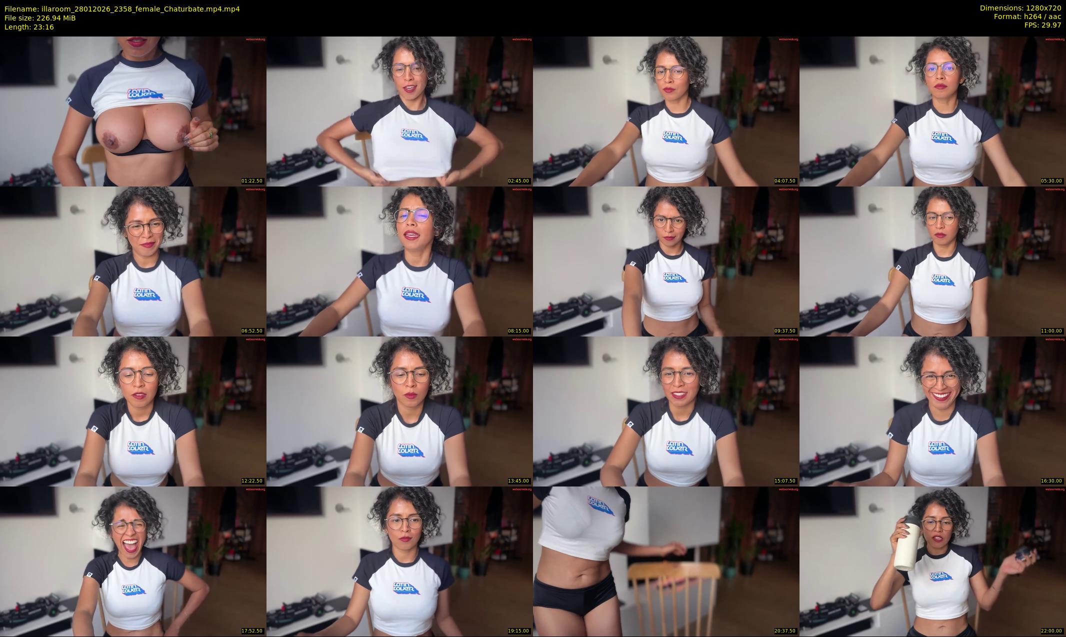 illaroom — 24 minute Chaturbate female cam show recording, 720p, Jan 28, 2026