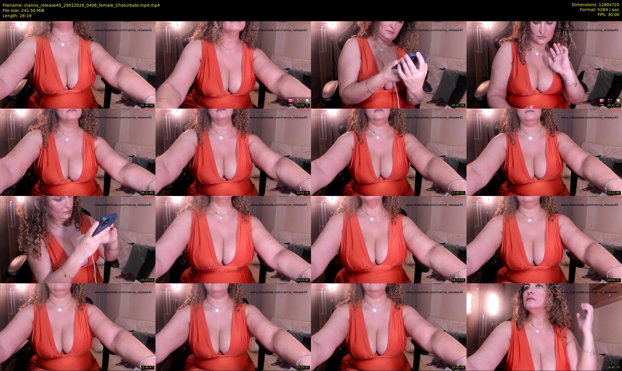 inanna_release45 — 29 minute Chaturbate female cam show recording, 720p, Jan 29, 2026