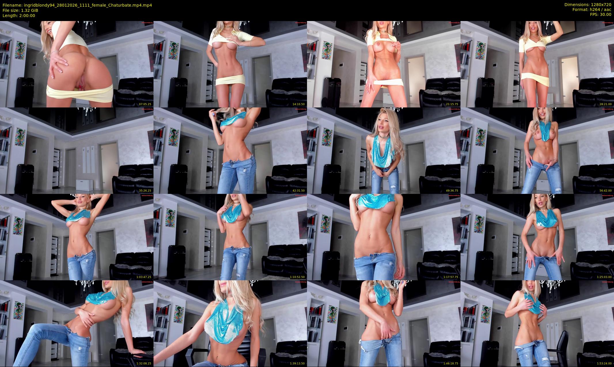 ingridblondy94 — 120 minute Chaturbate female cam show recording, 720p, Jan 28, 2026