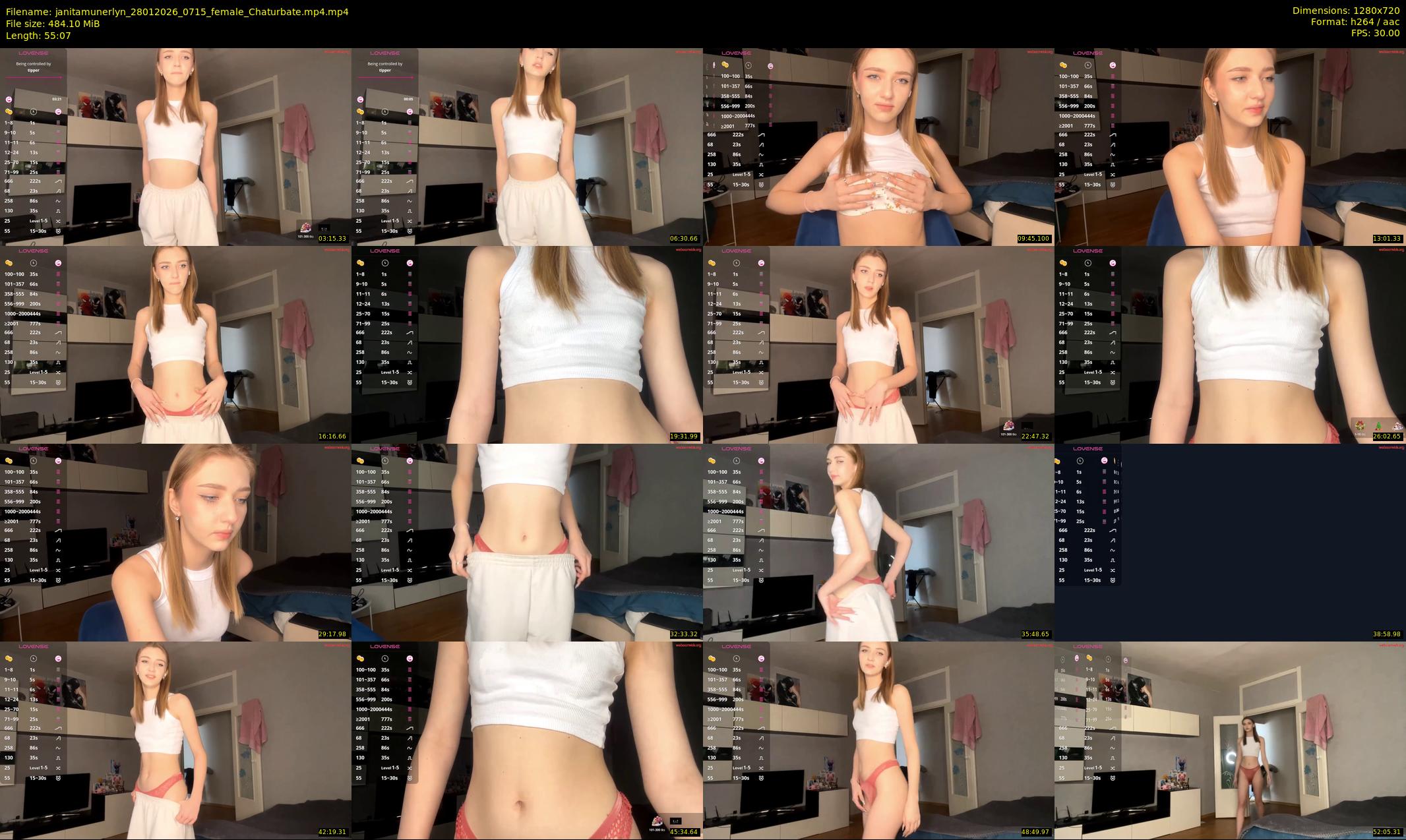 janitamunerlyn — 56 minute Chaturbate female cam show recording, 720p, Jan 28, 2026
