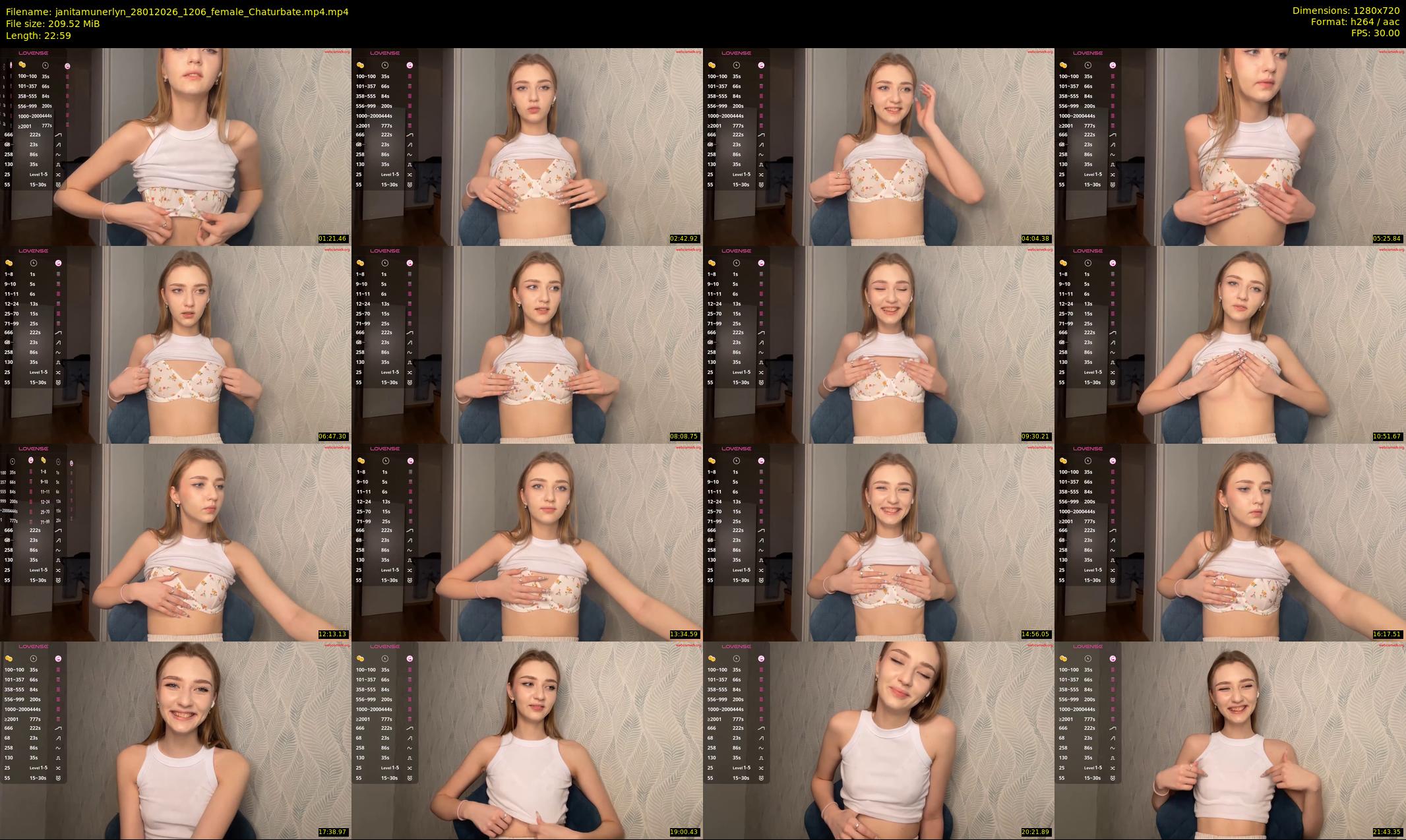 janitamunerlyn — 23 minute Chaturbate female cam show recording, 720p, Jan 28, 2026