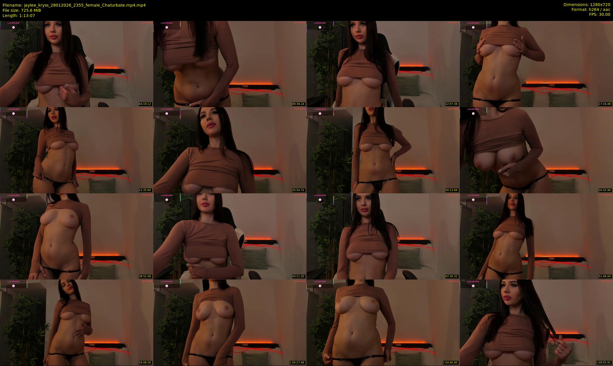 jaylee_kryss — 74 minute Chaturbate female cam show recording, 720p, Jan 28, 2026
