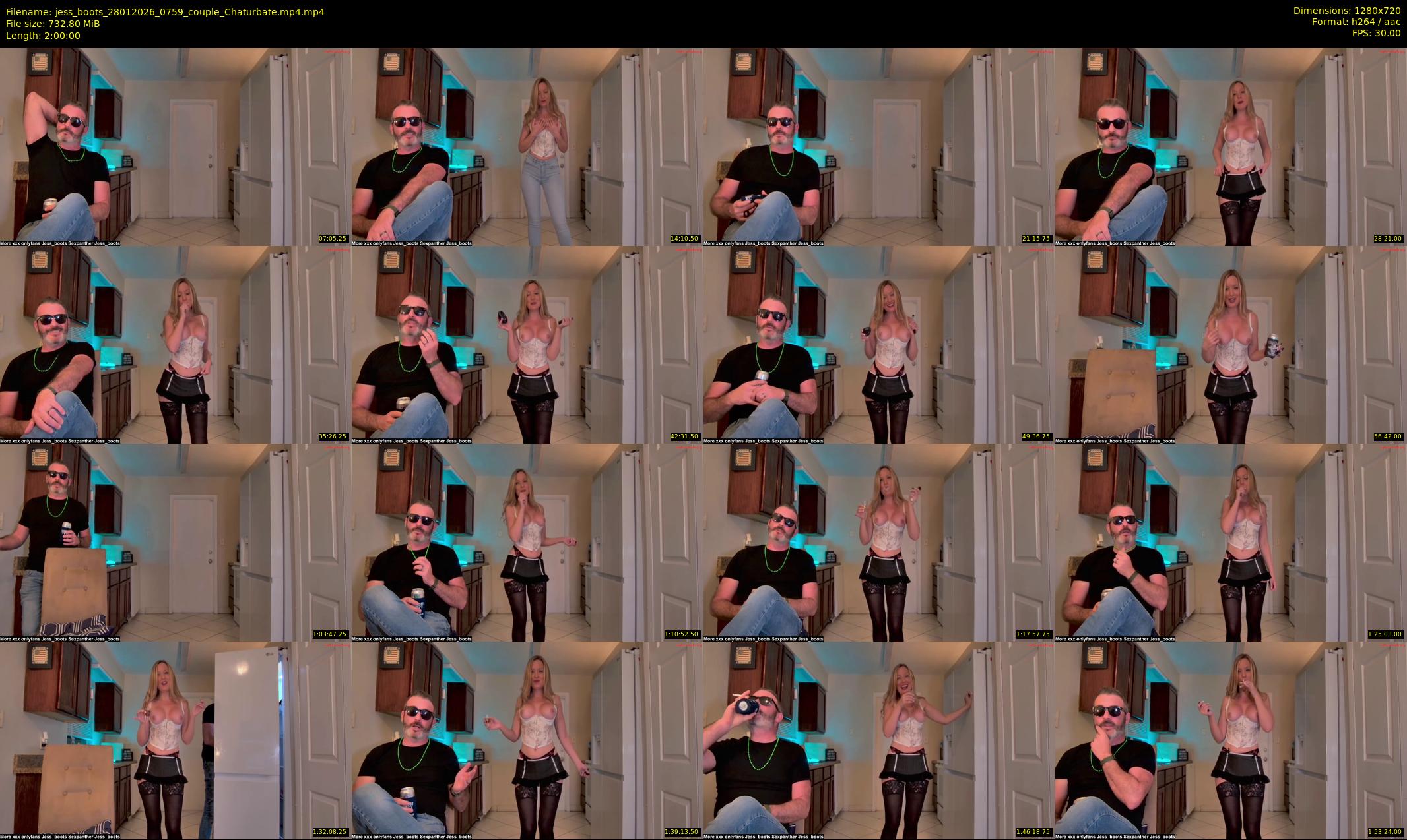 jess_boots — 120 minute Chaturbate female cam show recording, 720p, Jan 28, 2026