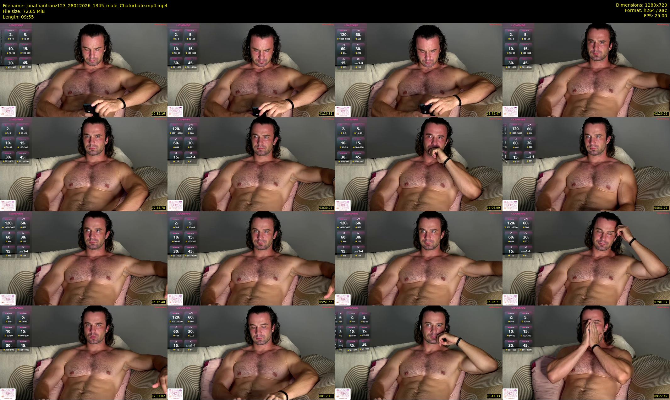 jonathanfranz123 — 10 minute Chaturbate male cam show recording, 720p, Jan 28, 2026