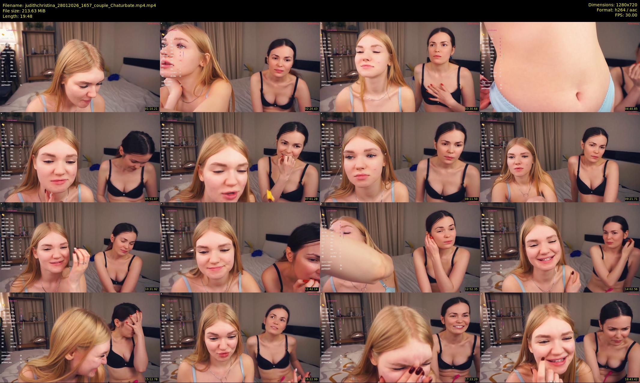 judithchristina — 20 minute Chaturbate female cam show recording, 720p, Jan 28, 2026