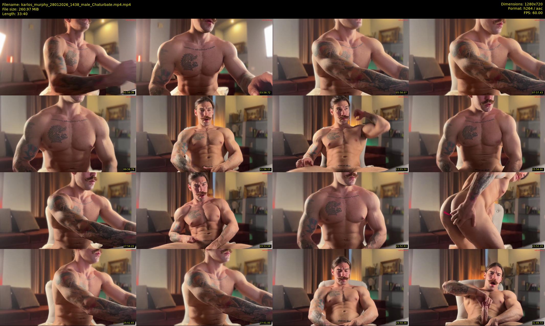 karlos_murphy — 34 minute Chaturbate male cam show recording, 720p, Jan 28, 2026
