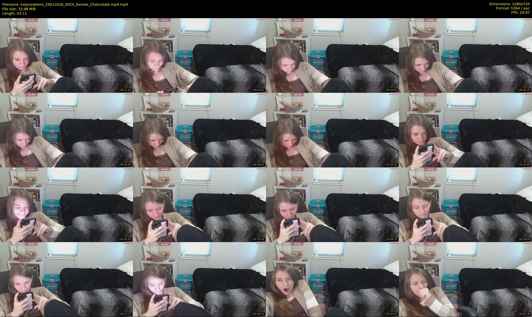 katynowhere — 4 minute Chaturbate female cam show recording, 720p, Jan 29, 2026