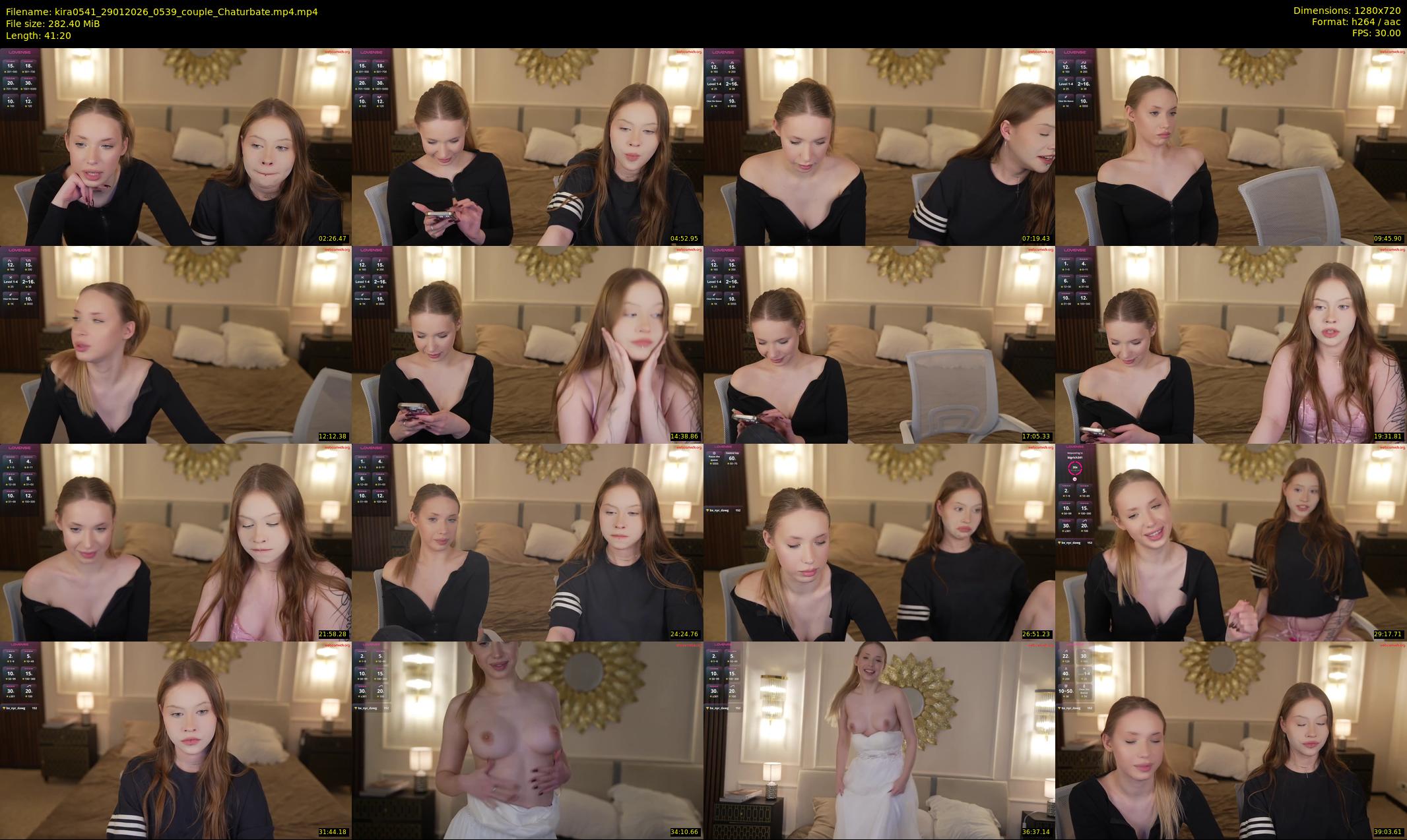 kira0541 — 42 minute Chaturbate couple cam show recording, 720p, Jan 29, 2026