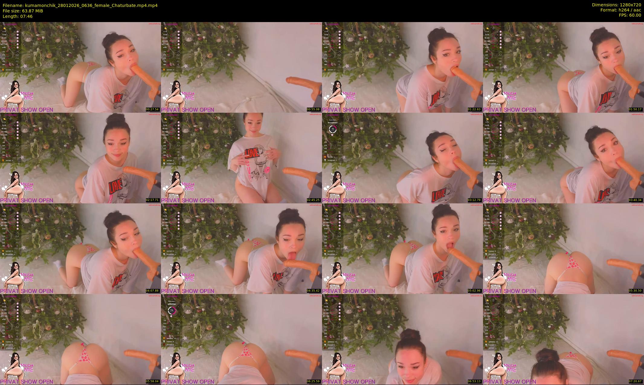 kumamonchik — 8 minute Chaturbate couple cam show recording, 720p, Jan 28, 2026