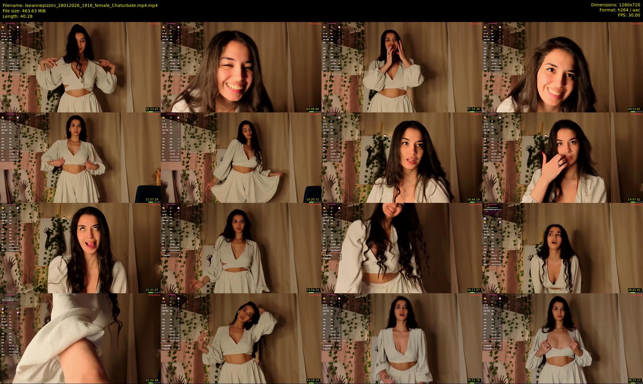 leeannepizzini — 41 minute Chaturbate female cam show recording, 720p, Jan 28, 2026