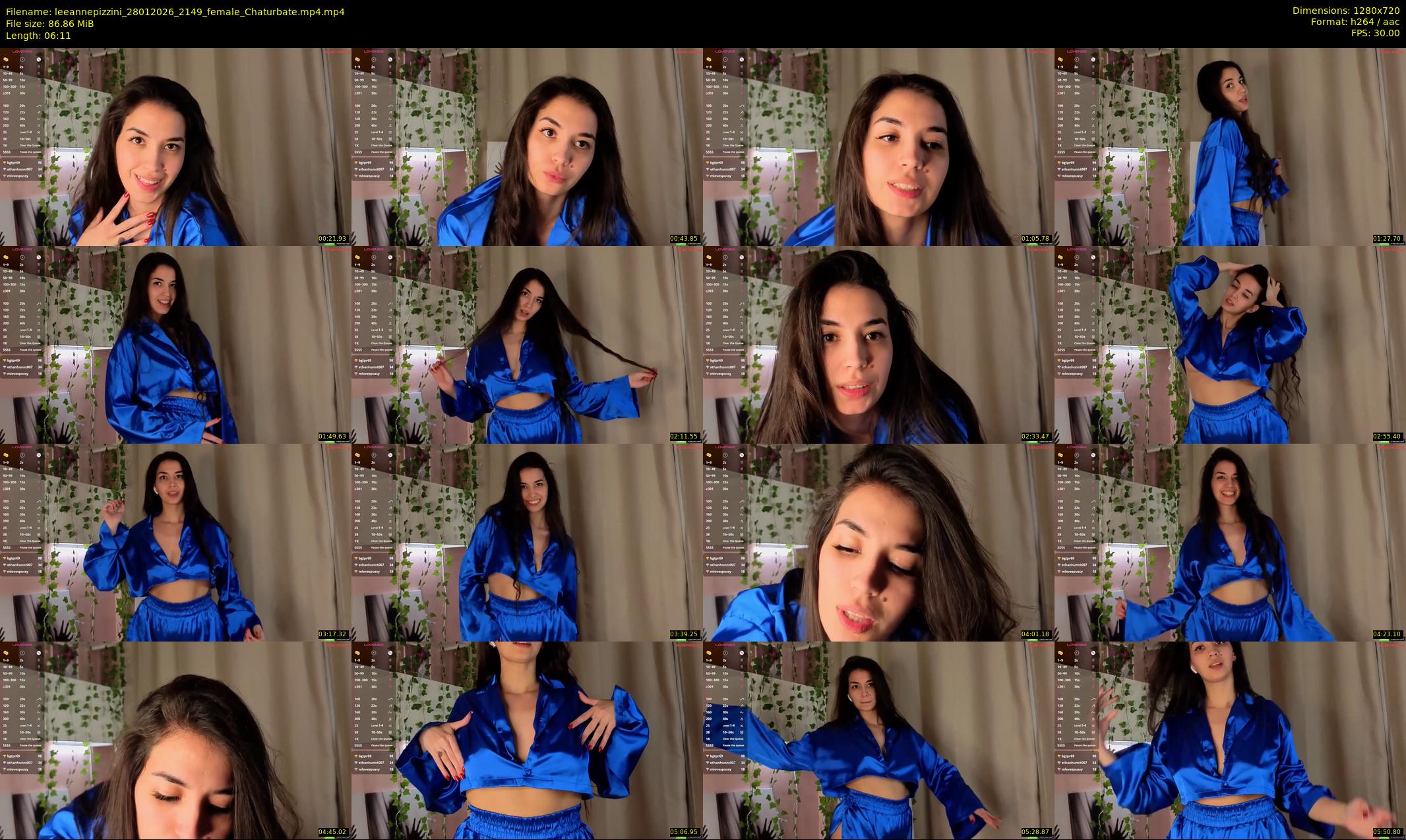 leeannepizzini — 7 minute Chaturbate female cam show recording, 720p, Jan 28, 2026