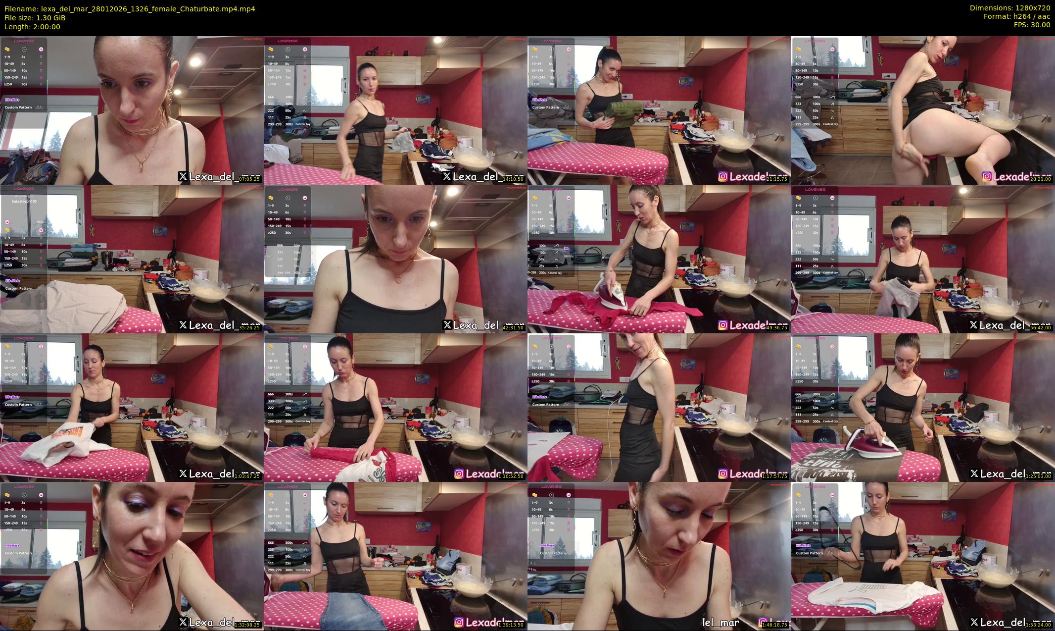 lexa_del_mar — 120 minute Chaturbate female cam show recording, 720p, Jan 28, 2026