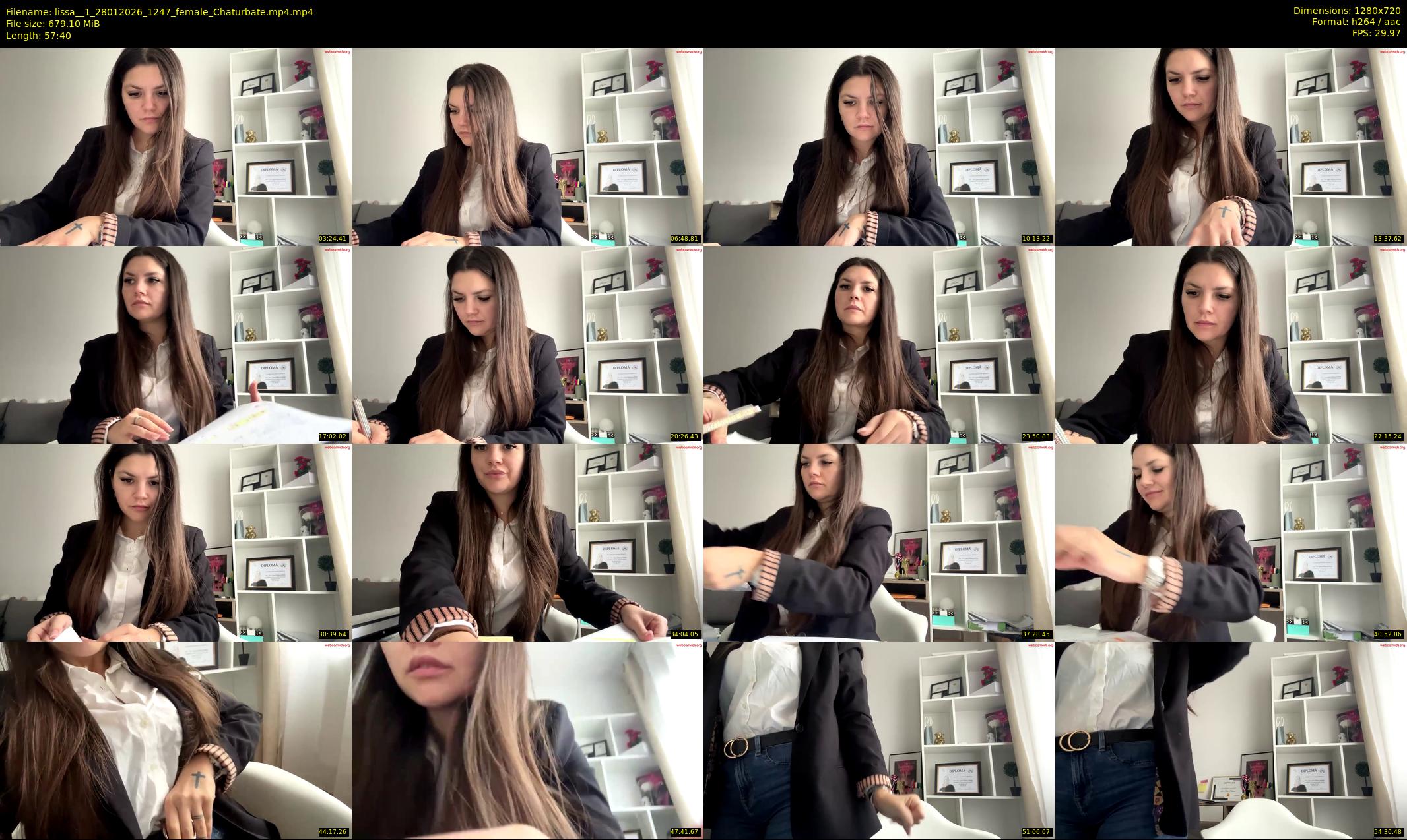lissa__1 — 58 minute Chaturbate female cam show recording, 720p, Jan 28, 2026