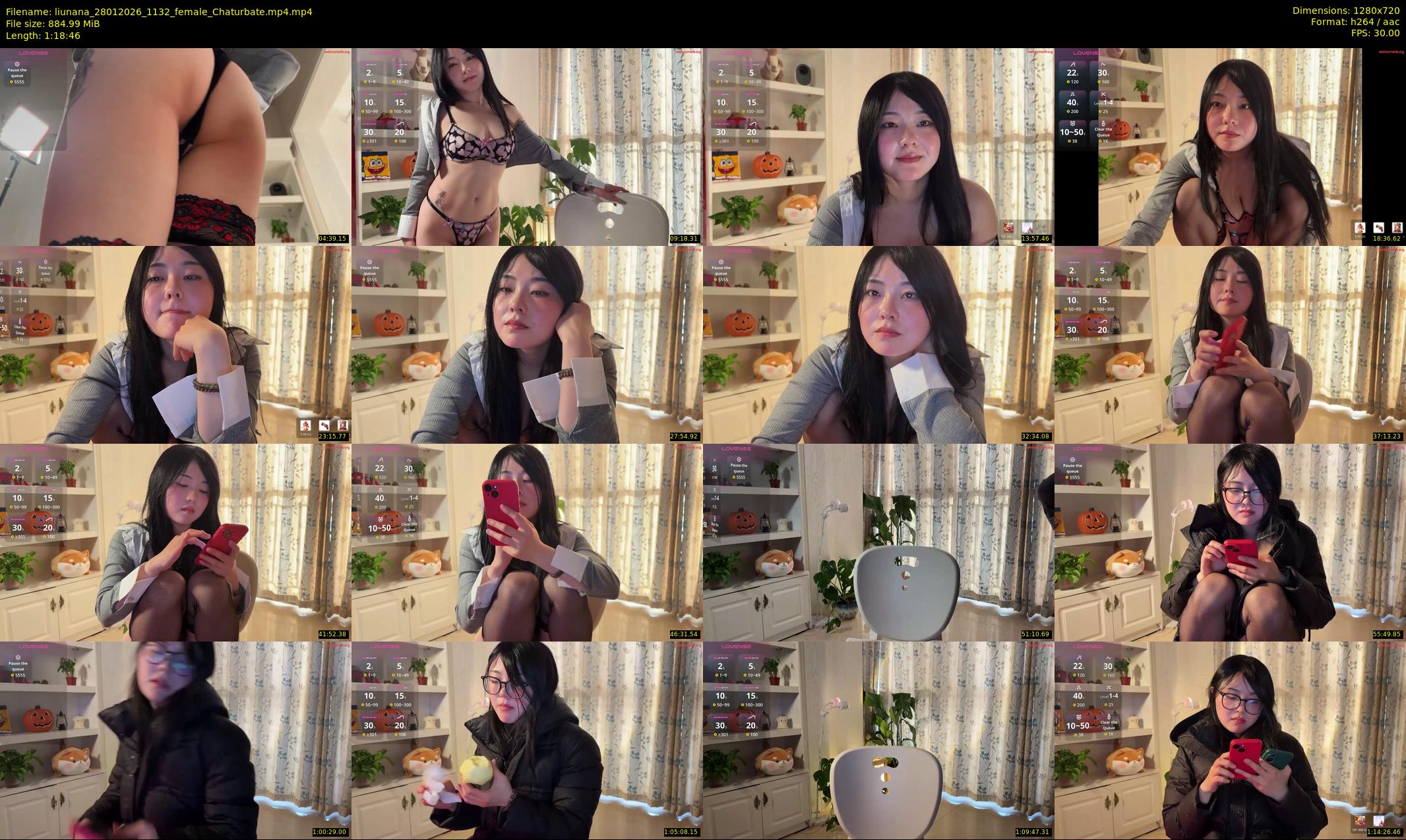 liunana — 79 minute Chaturbate female cam show recording, 720p, Jan 28, 2026