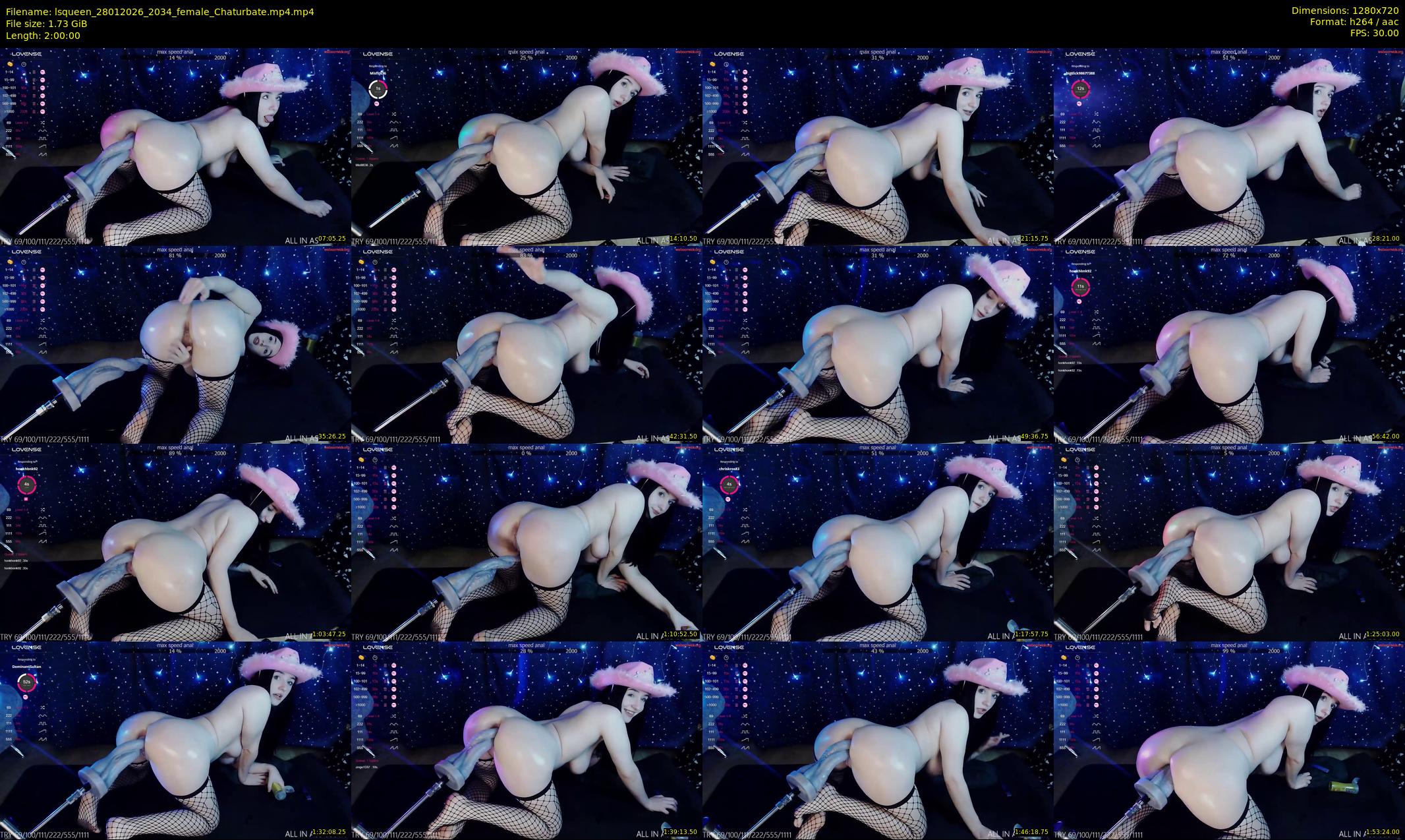 lsqueen — 120 minute Chaturbate female cam show recording, 720p, Jan 28, 2026