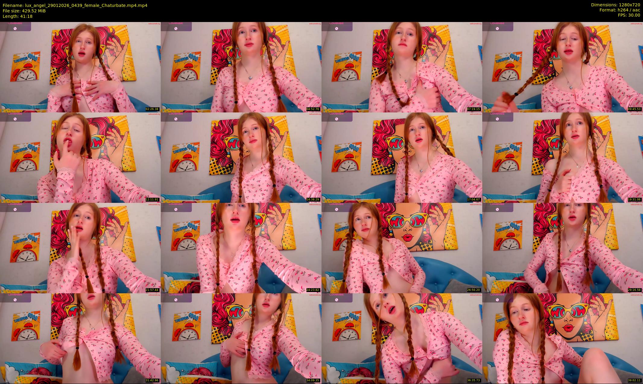 lux_angel — 42 minute Chaturbate female cam show recording, 720p, Jan 29, 2026