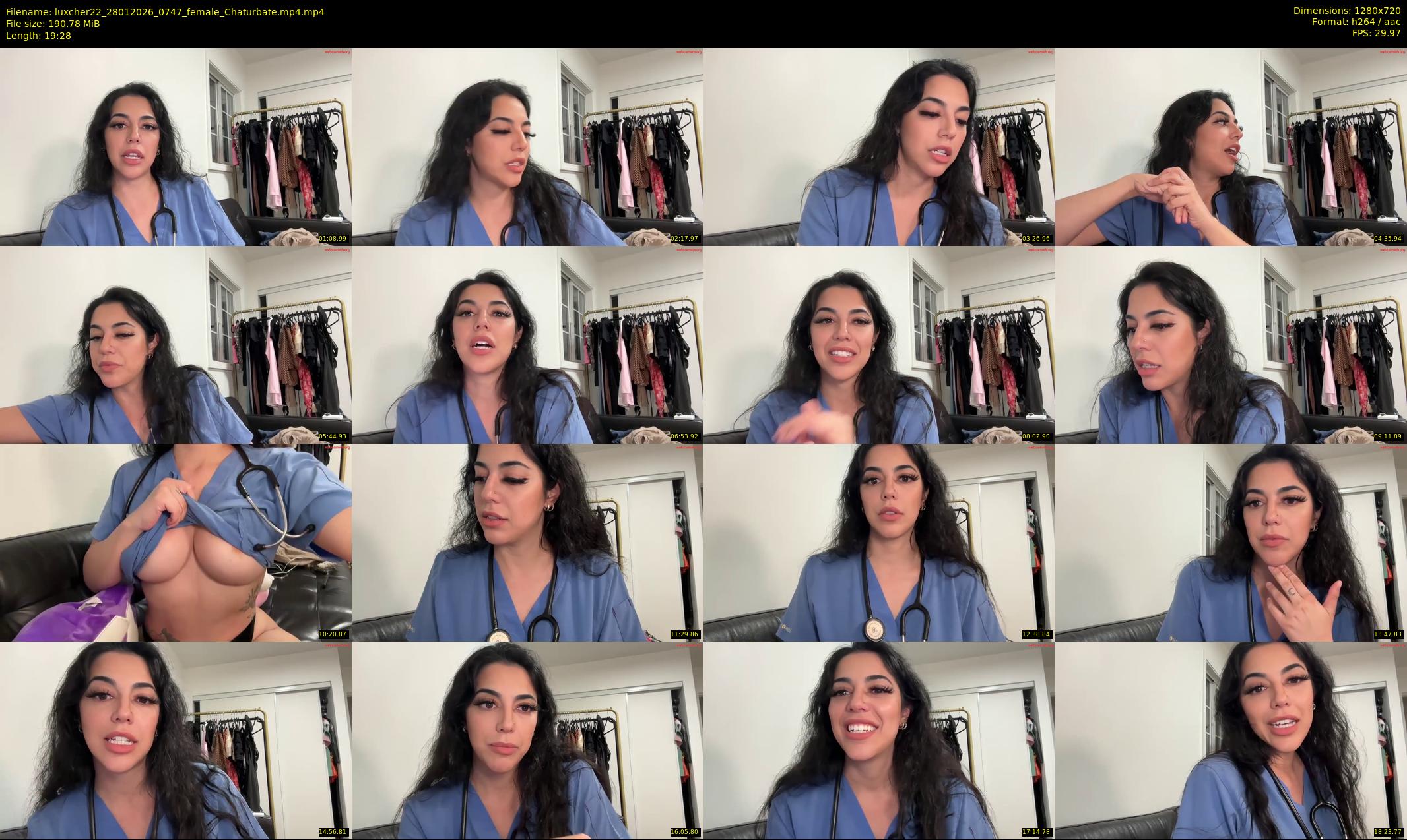 luxcher22 — 20 minute Chaturbate female cam show recording, 720p, Jan 28, 2026