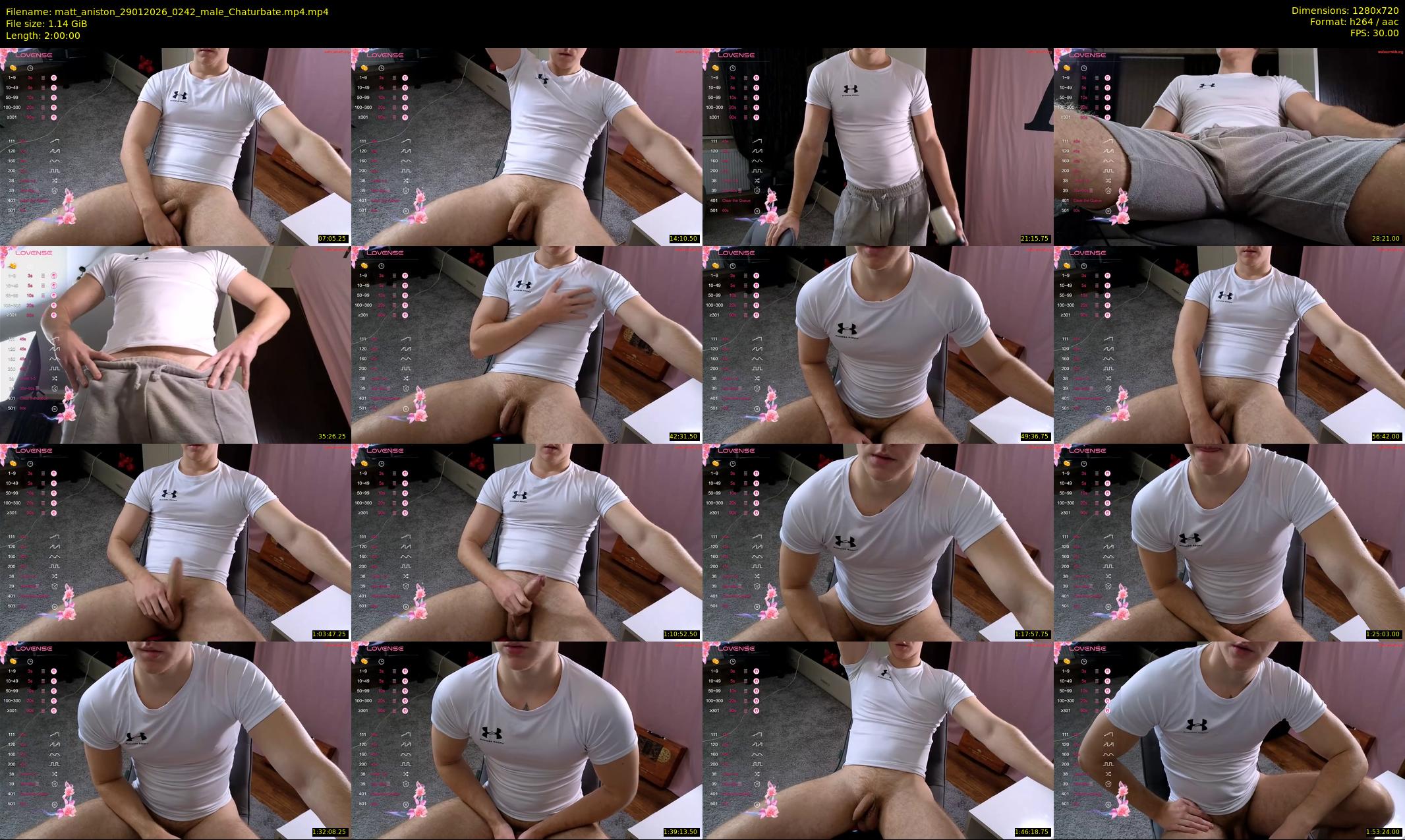 matt_aniston — 120 minute Chaturbate male cam show recording, 720p, Jan 29, 2026
