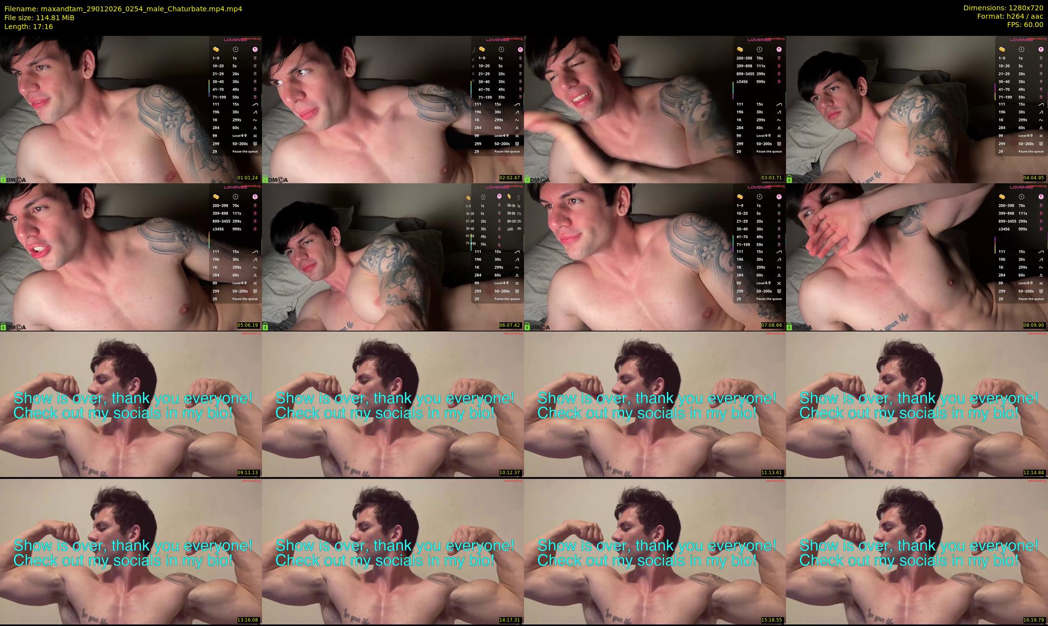 maxandtam — 18 minute Chaturbate couple cam show recording, 720p, Jan 29, 2026