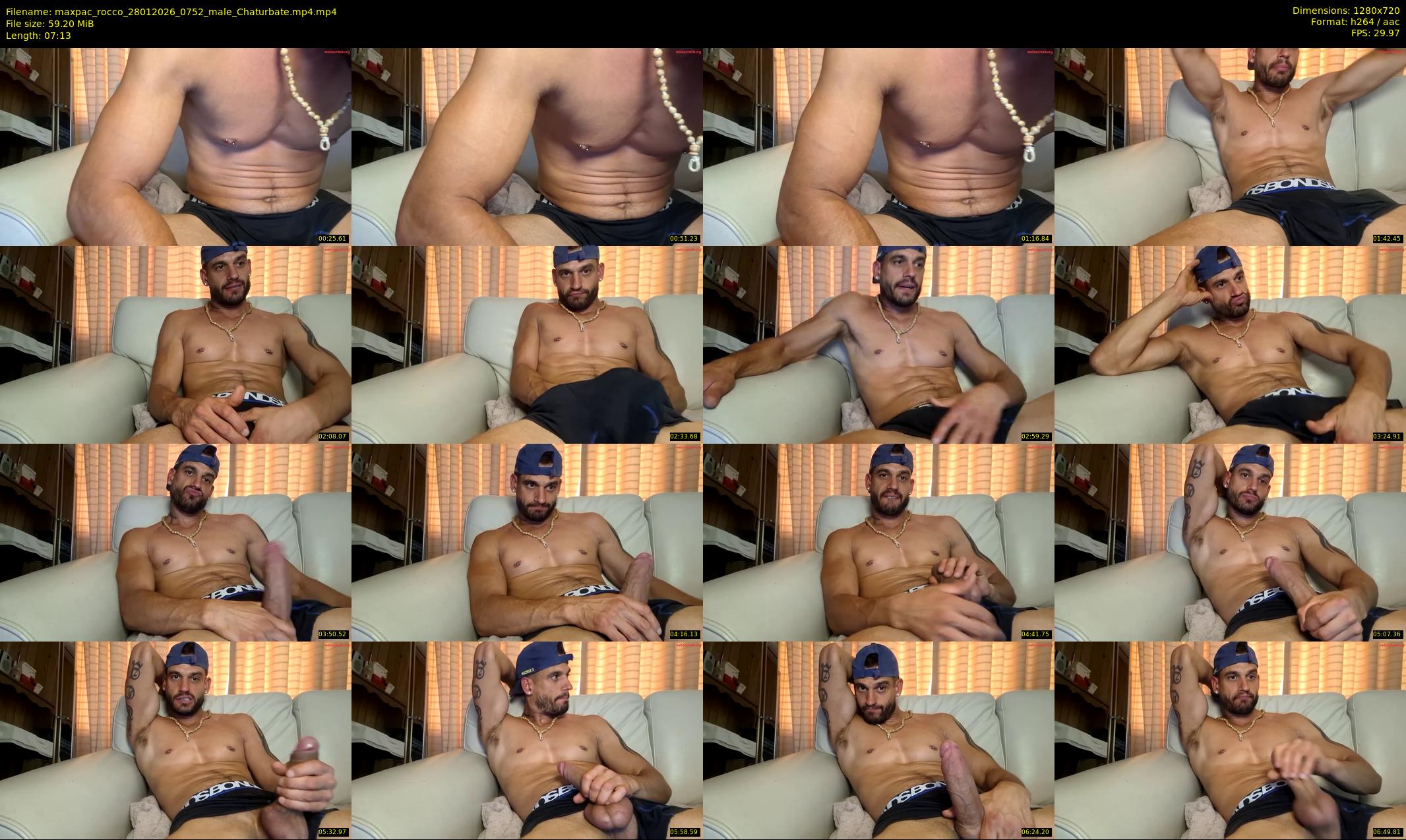 maxpac_rocco — 8 minute Chaturbate male cam show recording, 720p, Jan 28, 2026