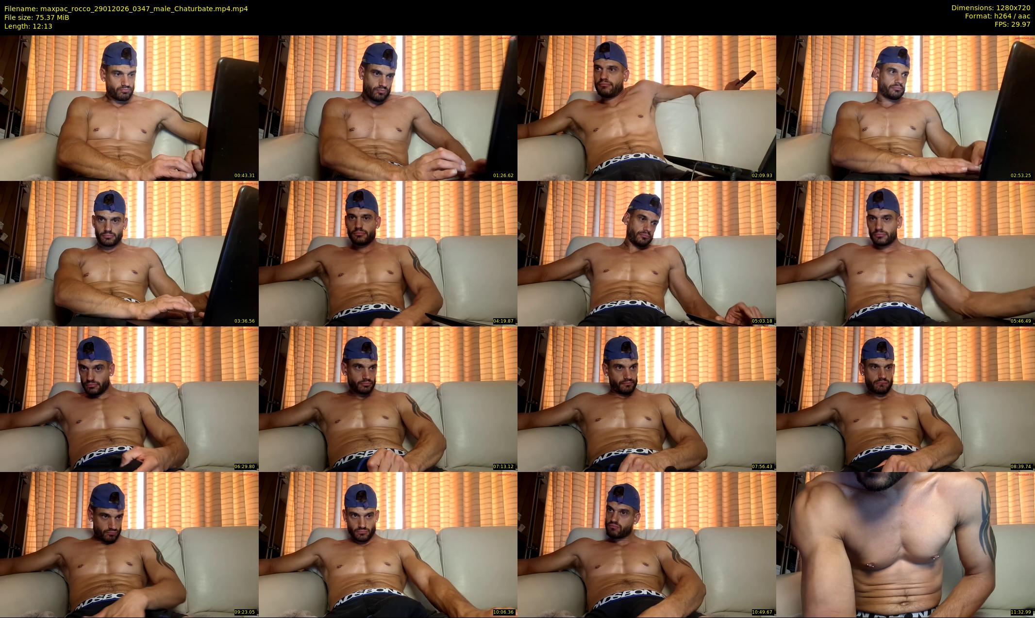 maxpac_rocco — 13 minute Chaturbate male cam show recording, 720p, Jan 29, 2026