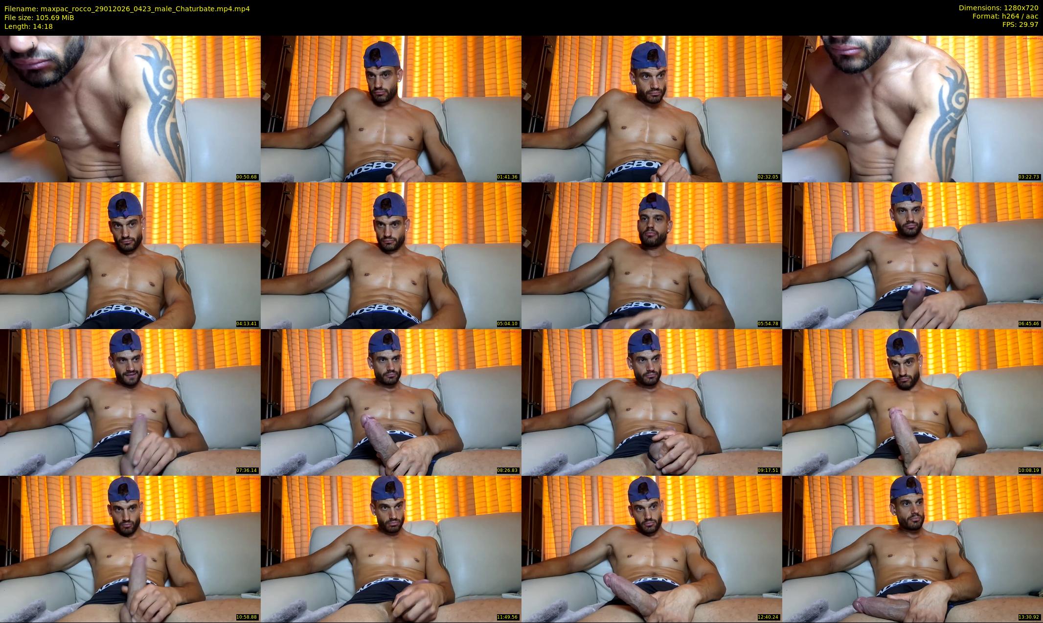 maxpac_rocco — 15 minute Chaturbate male cam show recording, 720p, Jan 29, 2026